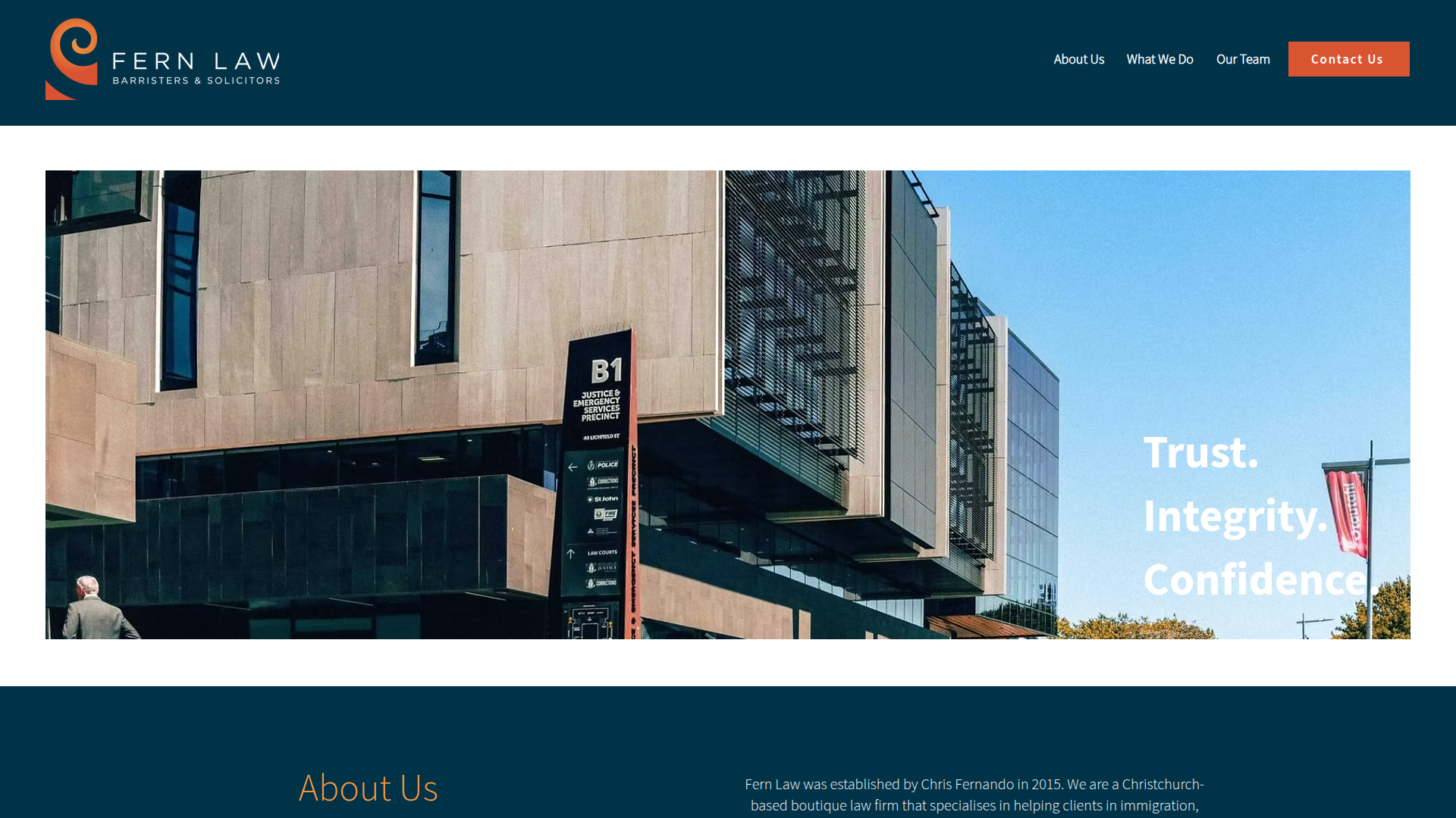 Website snapshot for Fern Law