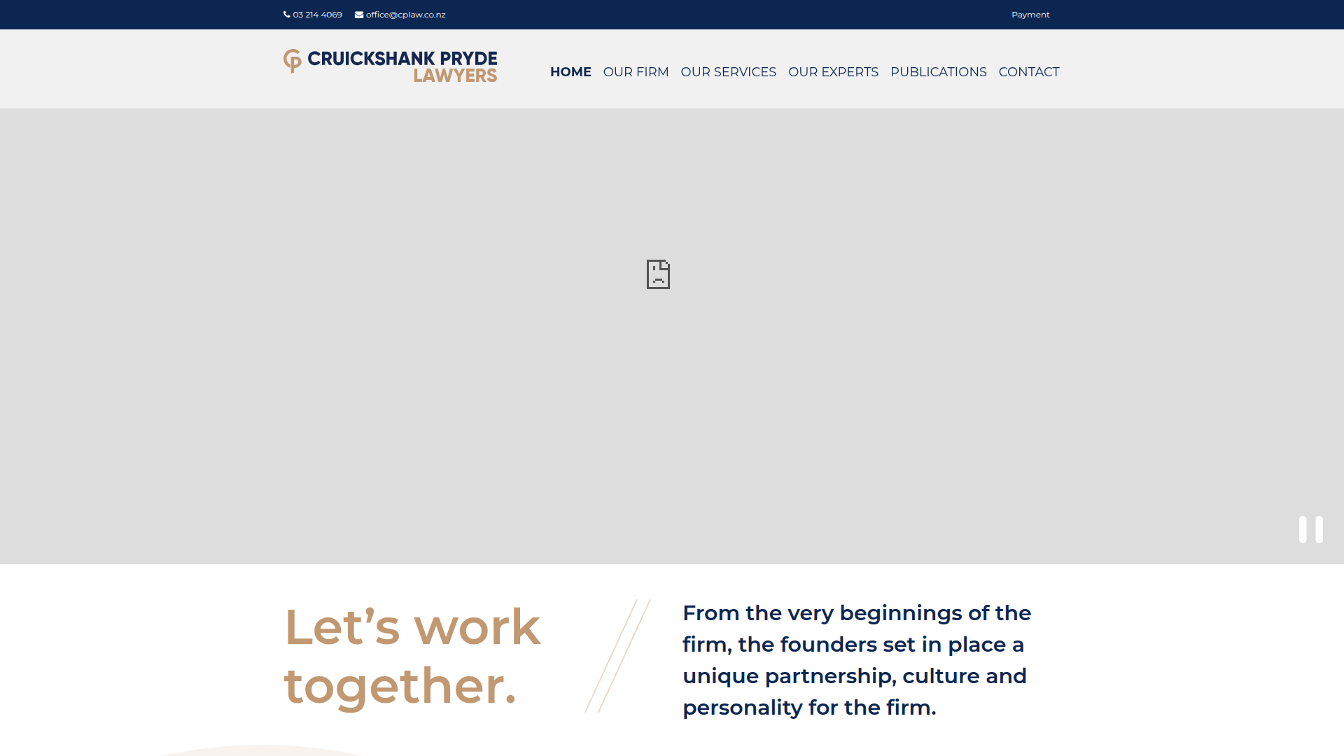 Website snapshot for Cruickshank Pryde