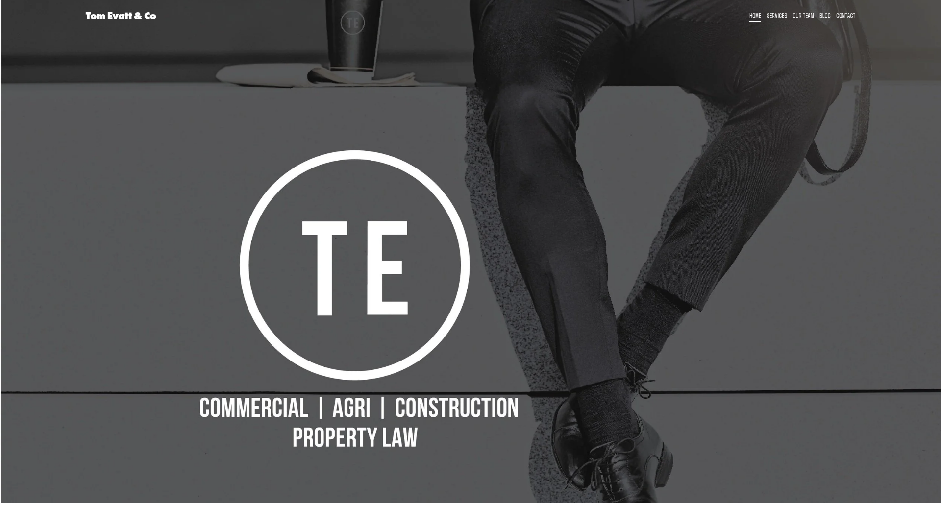 Website snapshot for Tom Evatt & Co