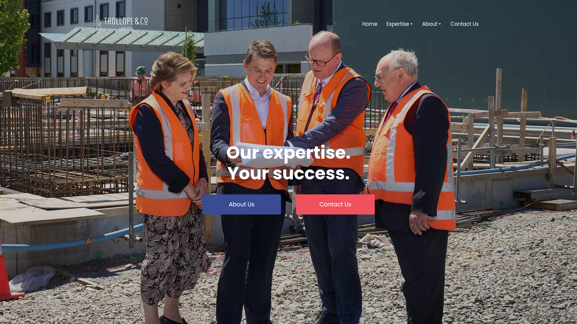 Website snapshot for Trollope & Co Lawyers