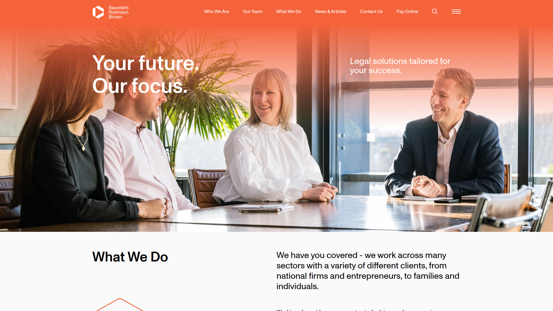 Website snapshot for Saunders Robinson Brown Rangiora
