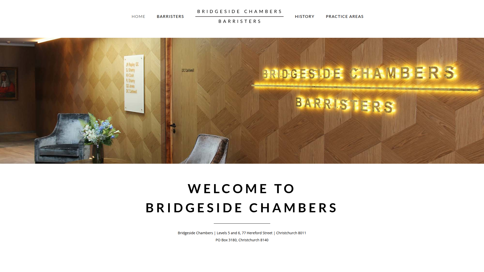 Website snapshot for James Rapley KC