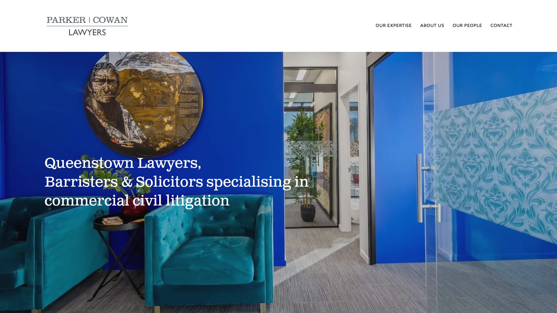 Website snapshot for Parker Cowan Lawyers