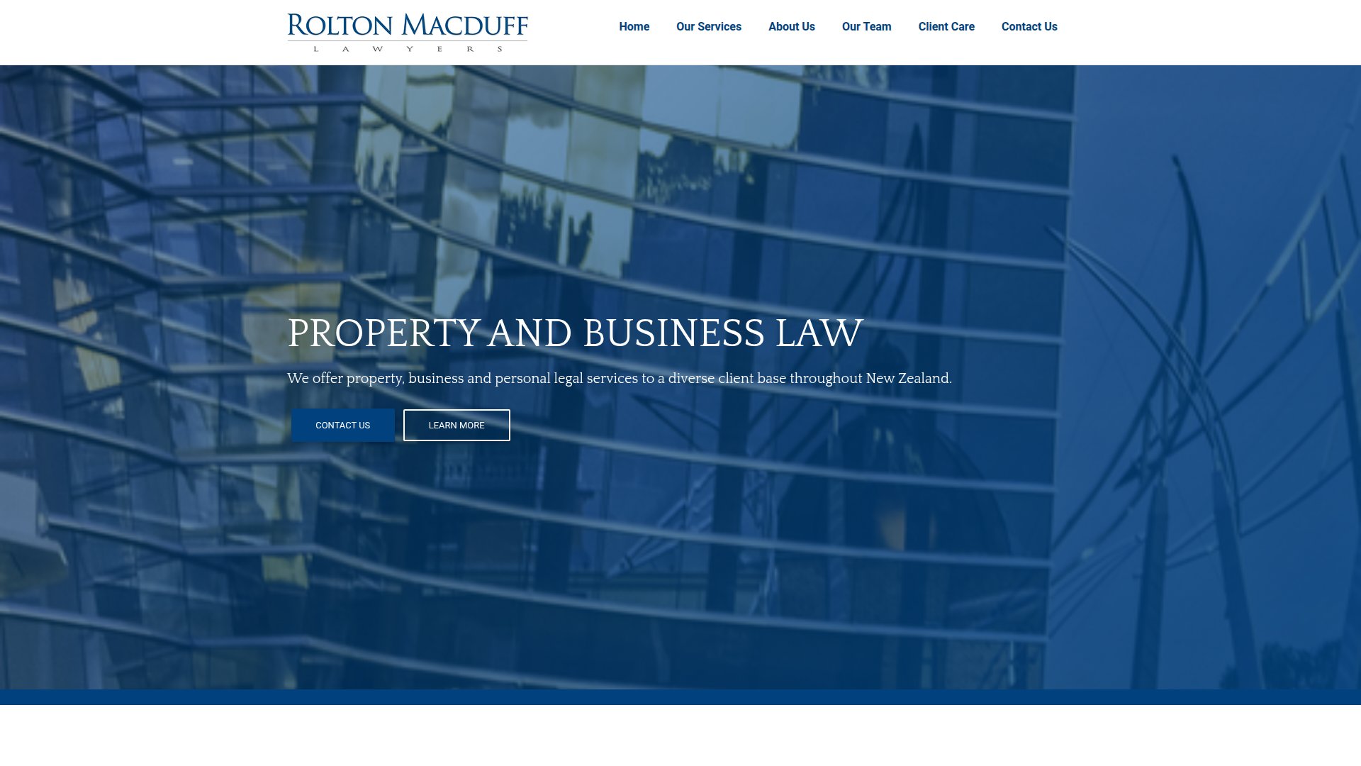 Website snapshot for Rolton MacDuff