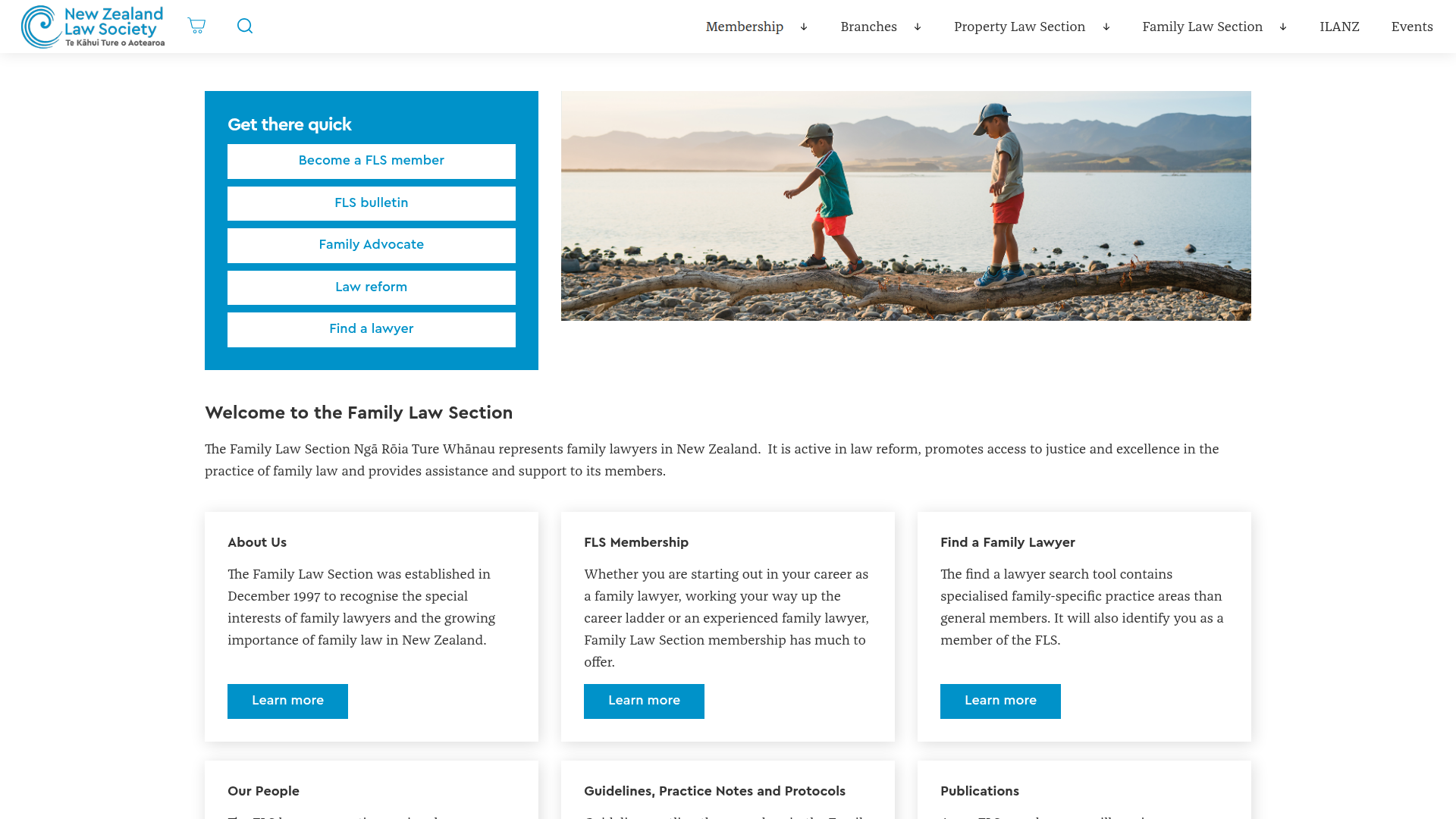 Website snapshot for Kathryn Vesty Law