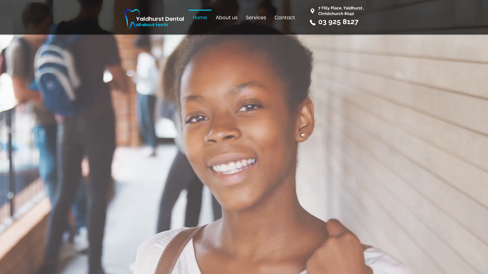 Website snapshot for Yaldhurst Dental