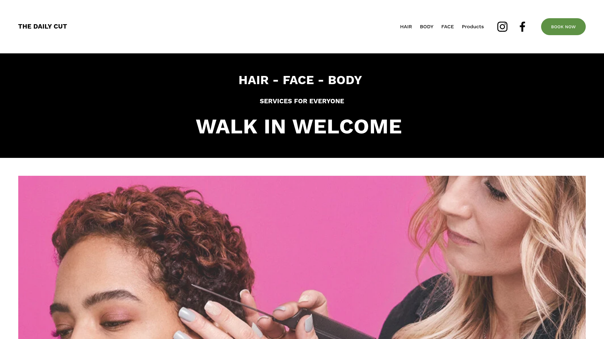 Website snapshot for The Daily Cut