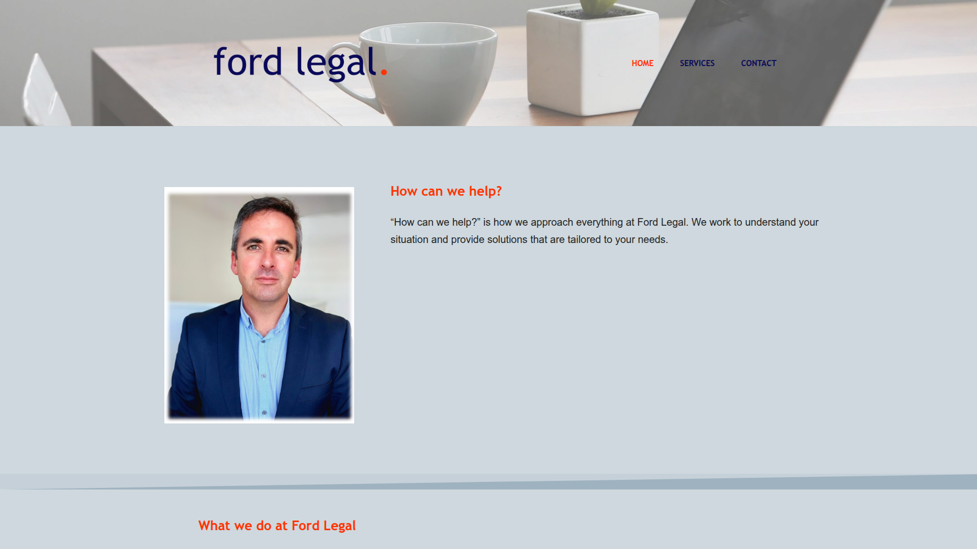 Website snapshot for Ford Legal
