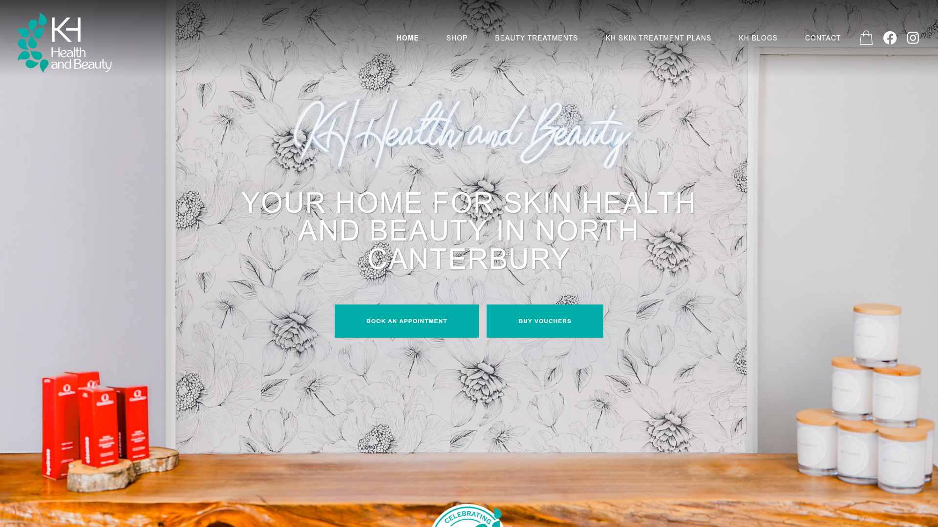 Website snapshot for KH Health & Beauty