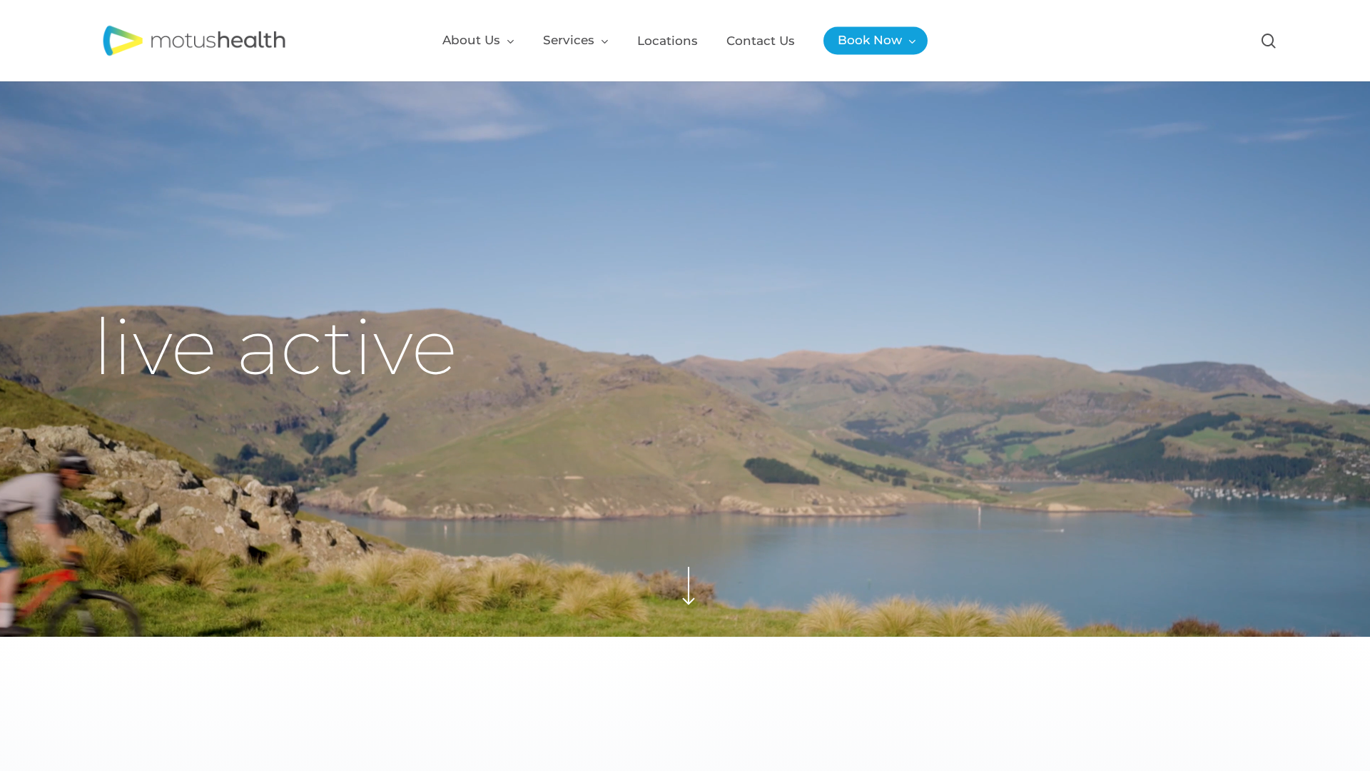 Website snapshot for Motus SportsHub Physiotherapy Christchurch