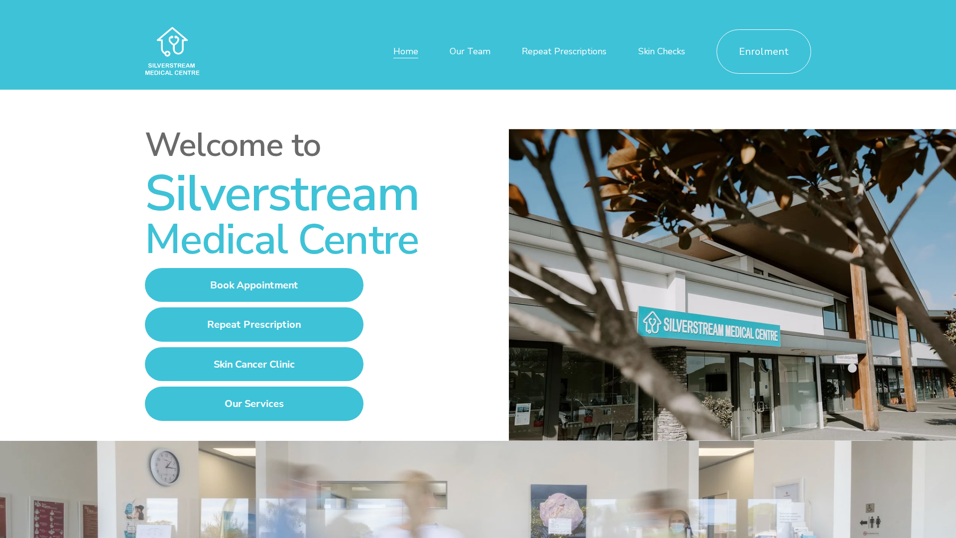 Website snapshot for Silverstream Medical Centre