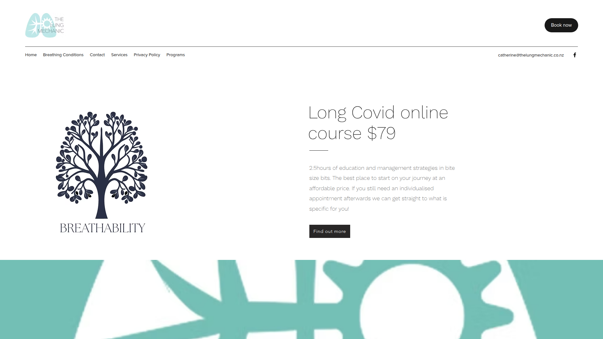 Website snapshot for The Lung Mechanic