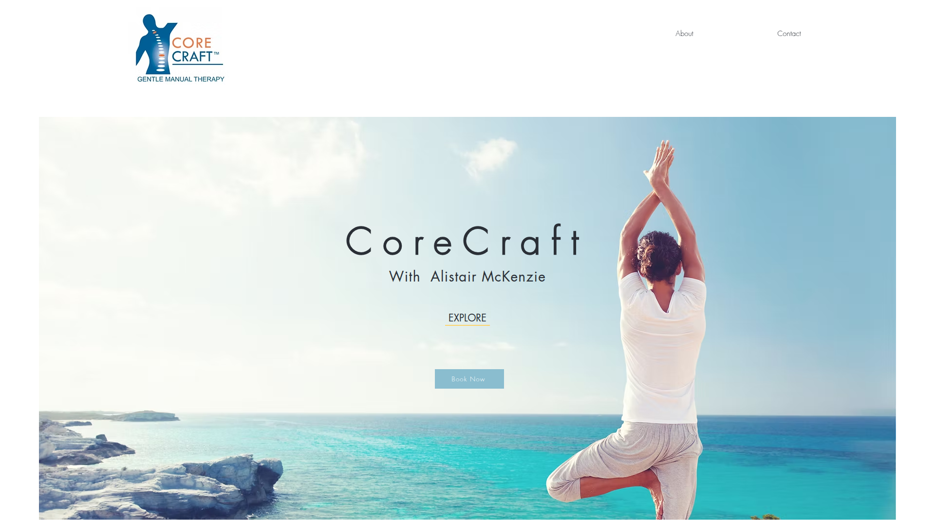 Website snapshot for BackPain CoreCraft