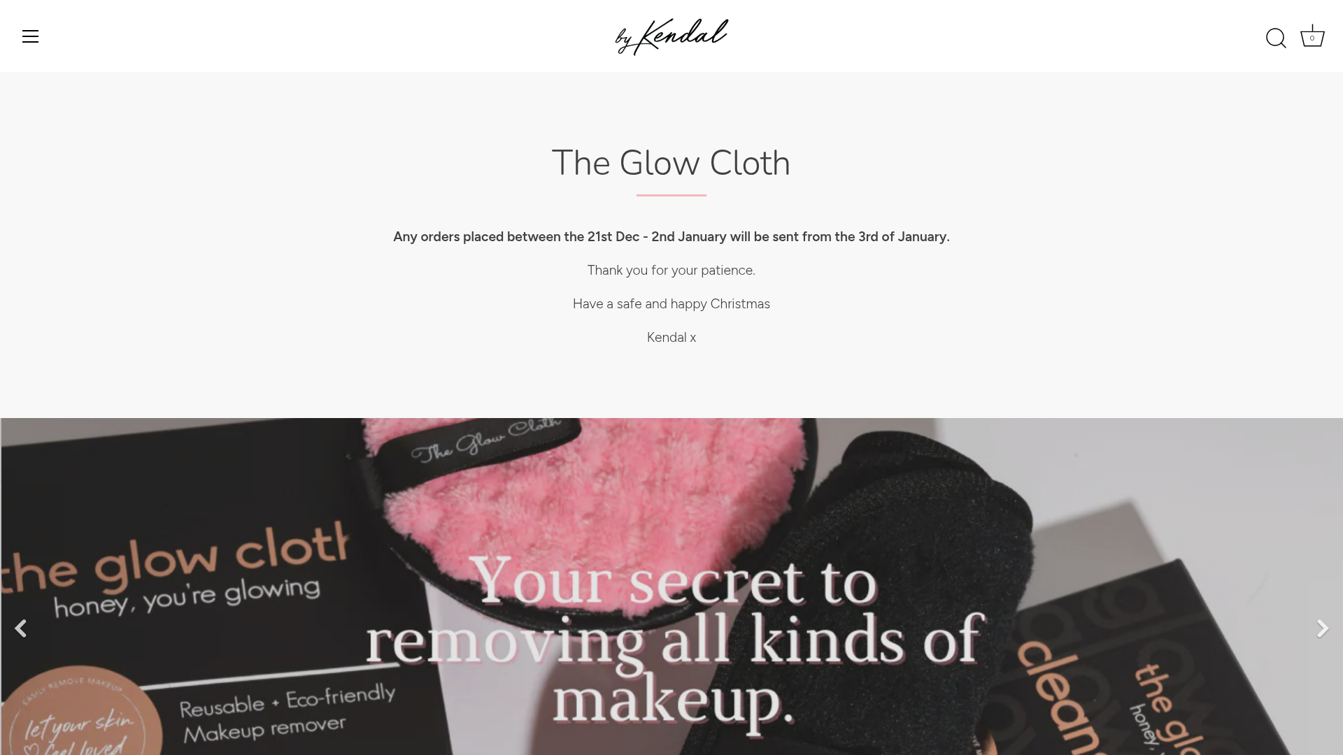 Website snapshot for By Kendal