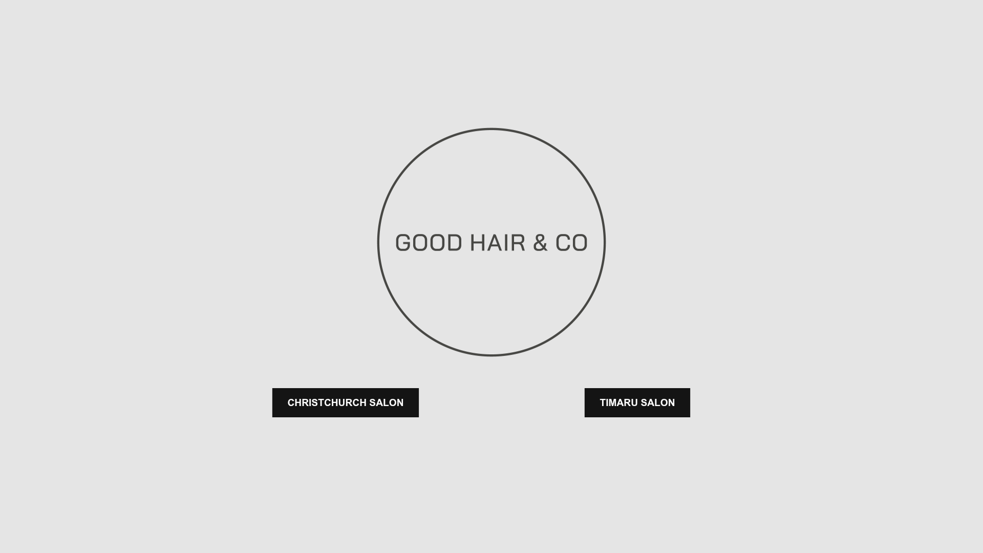 Website snapshot for GOOD Hair & co Christchurch