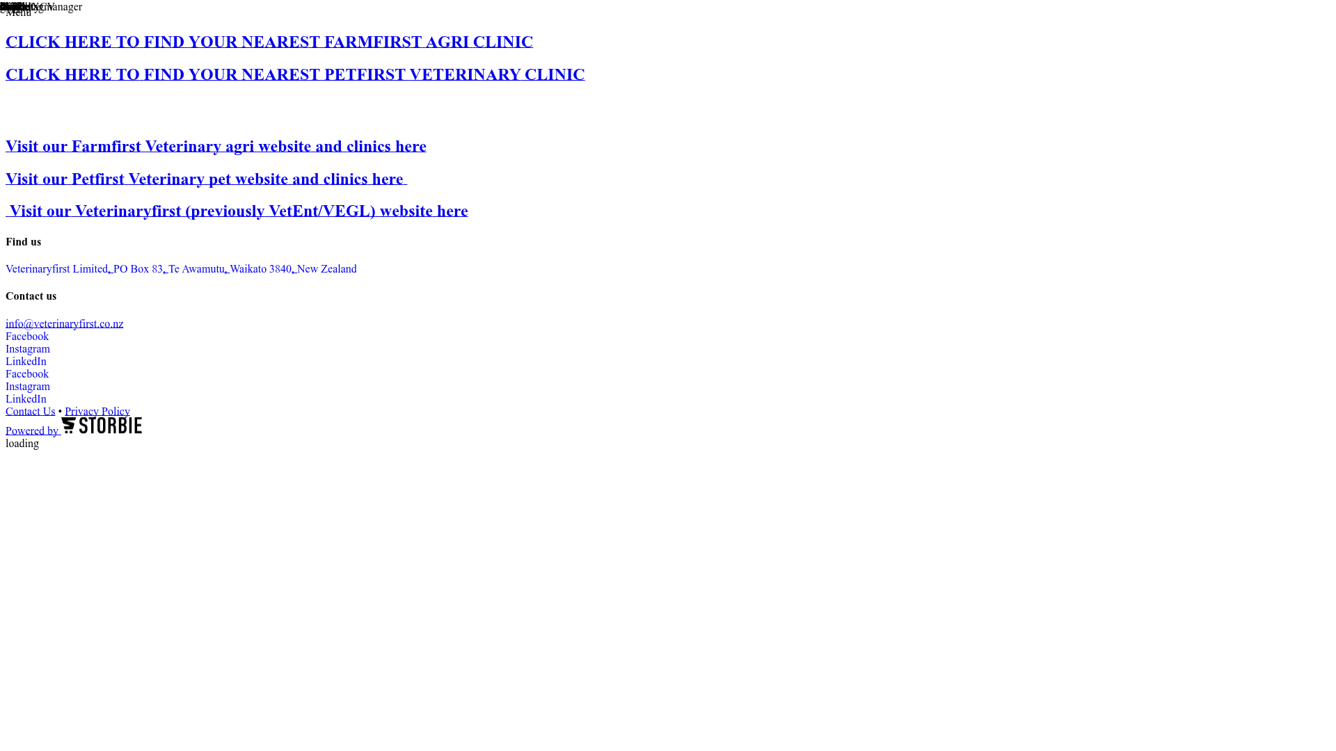 Website snapshot for VetEnt Rangiora West