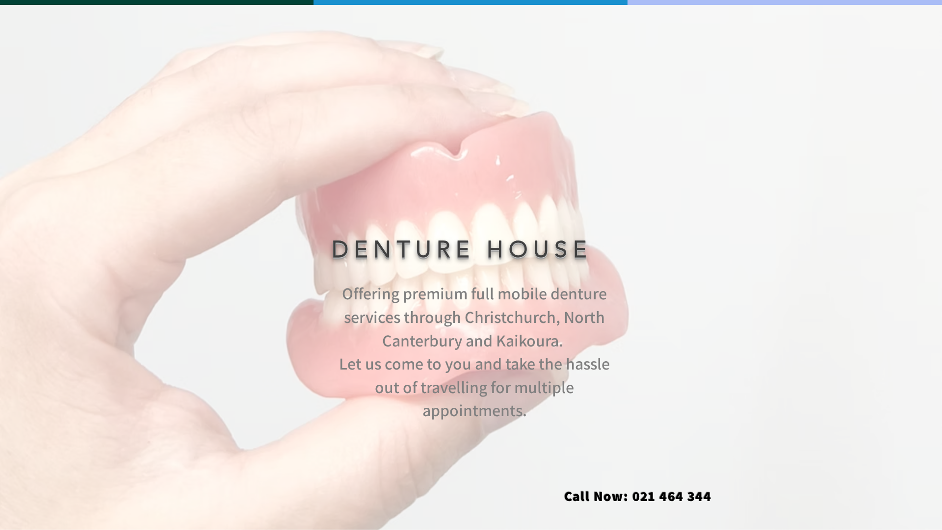 Website snapshot for Denture House