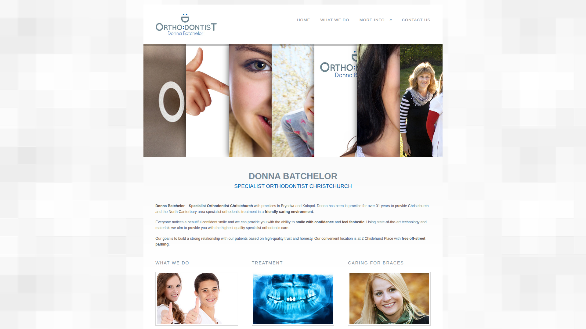 Website snapshot for Dr Donna M Batchelor - Orthodontist