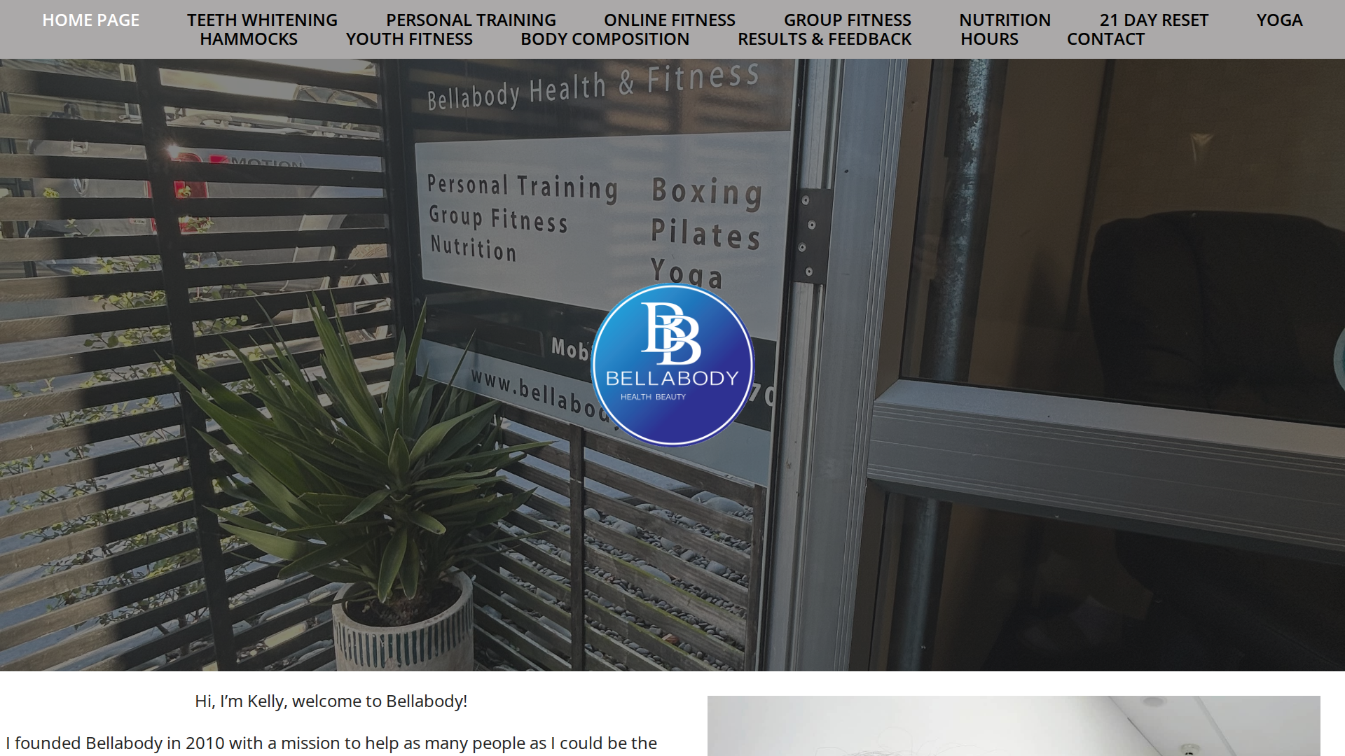 Website snapshot for Bella Body Ltd