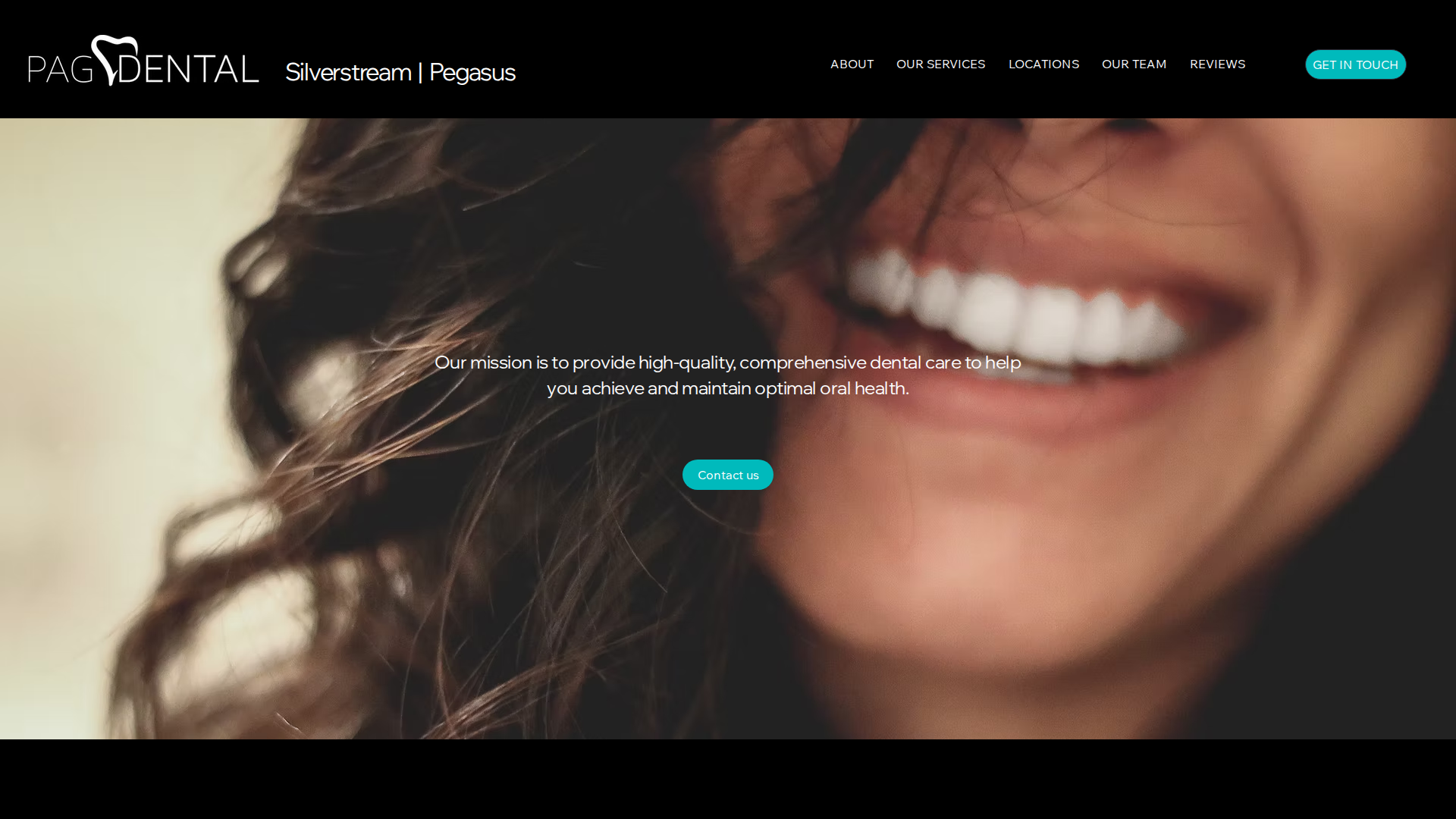 Website snapshot for PAG Pegasus Dental