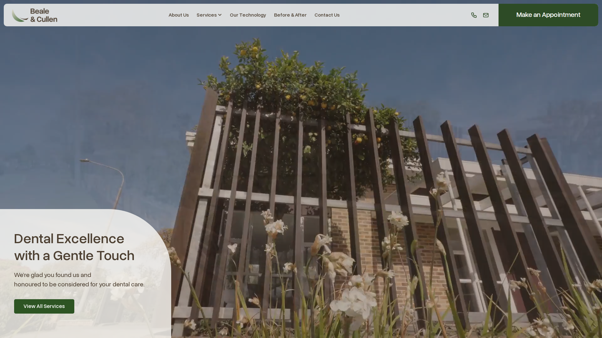 Website snapshot for Beale & Cullen