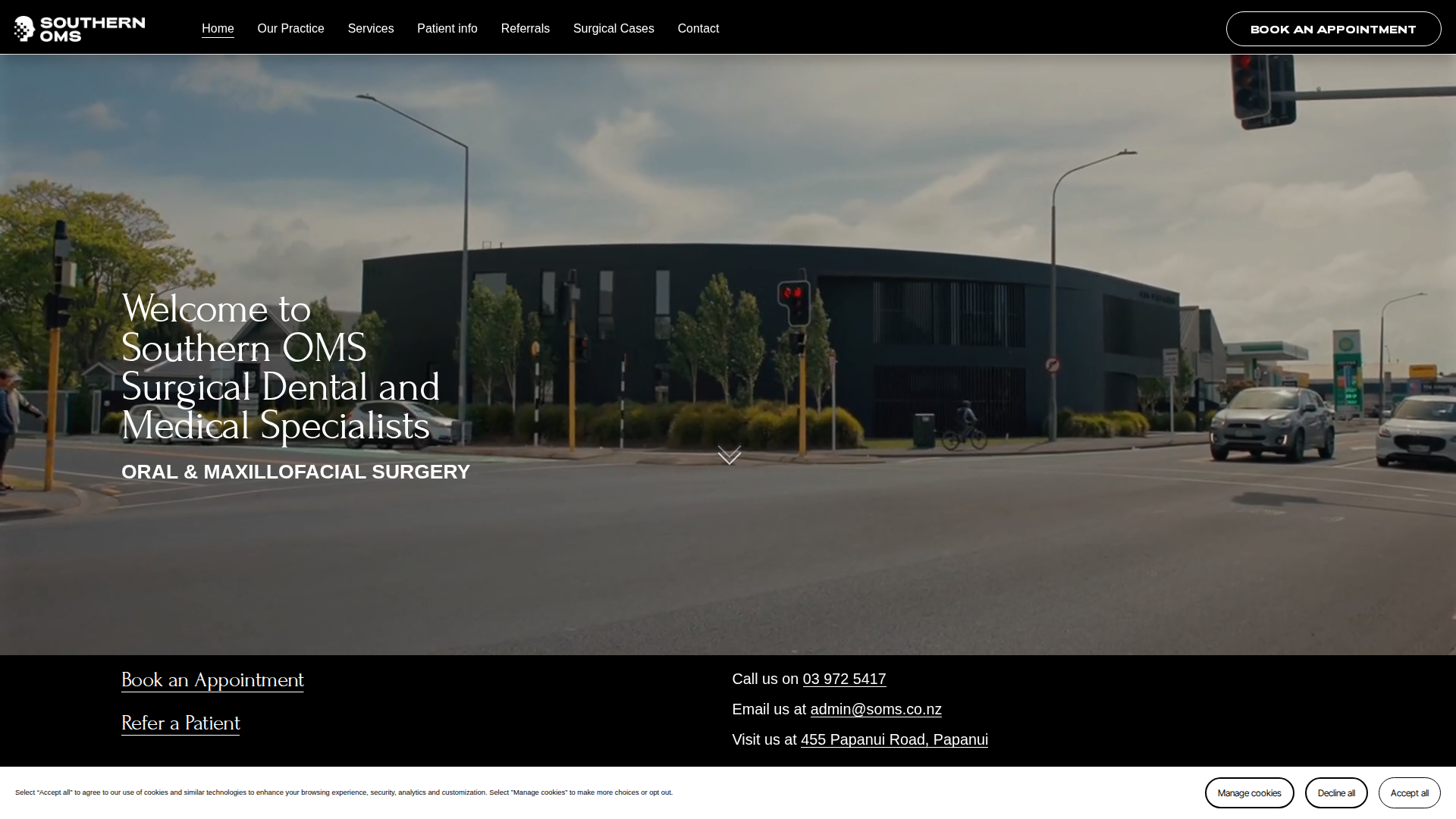 Website snapshot for Oral Medicine Ōtautahi