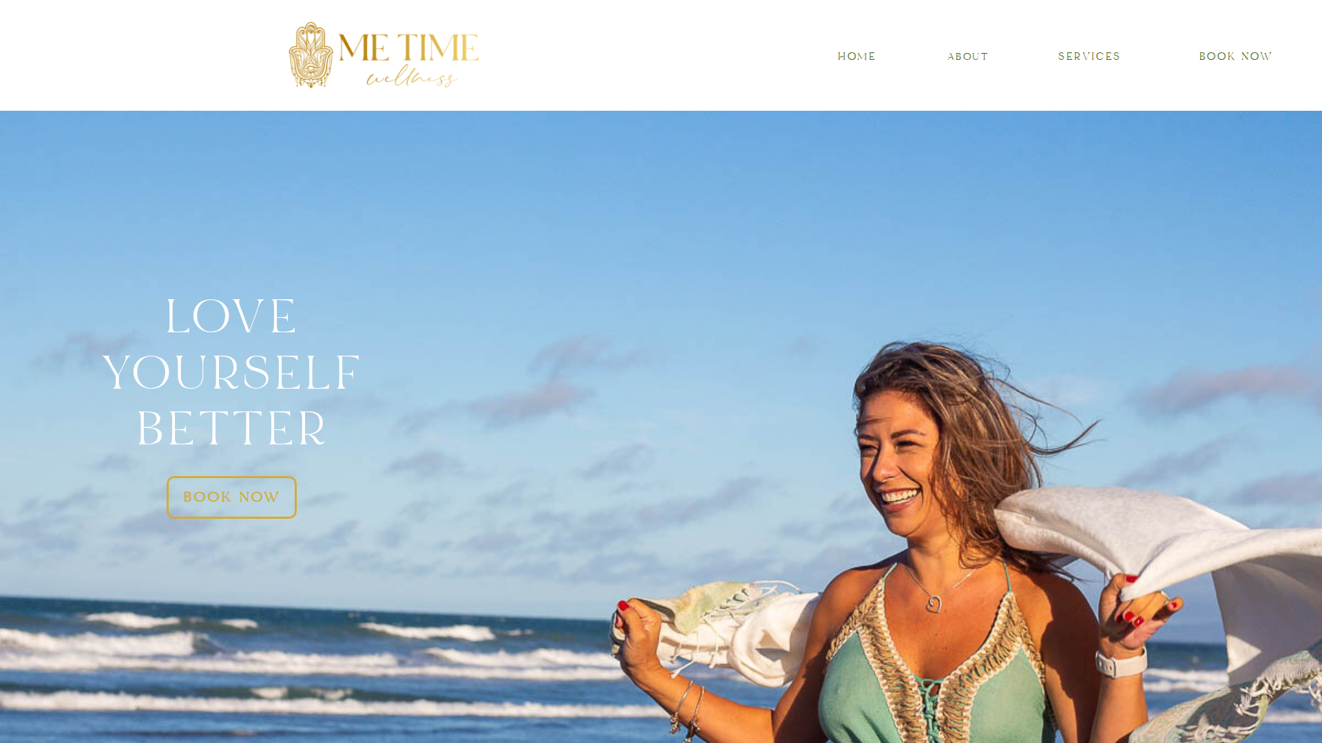 Website snapshot for Me Time Wellness
