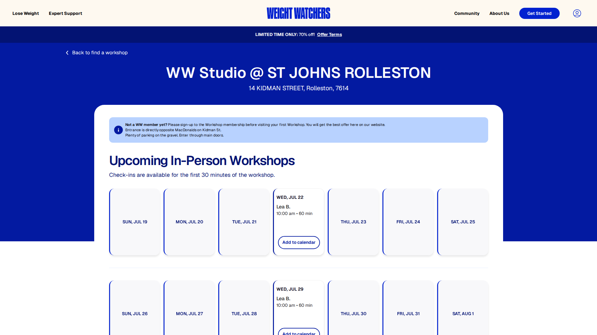 Website snapshot for WW Studio St Johns Rolleston