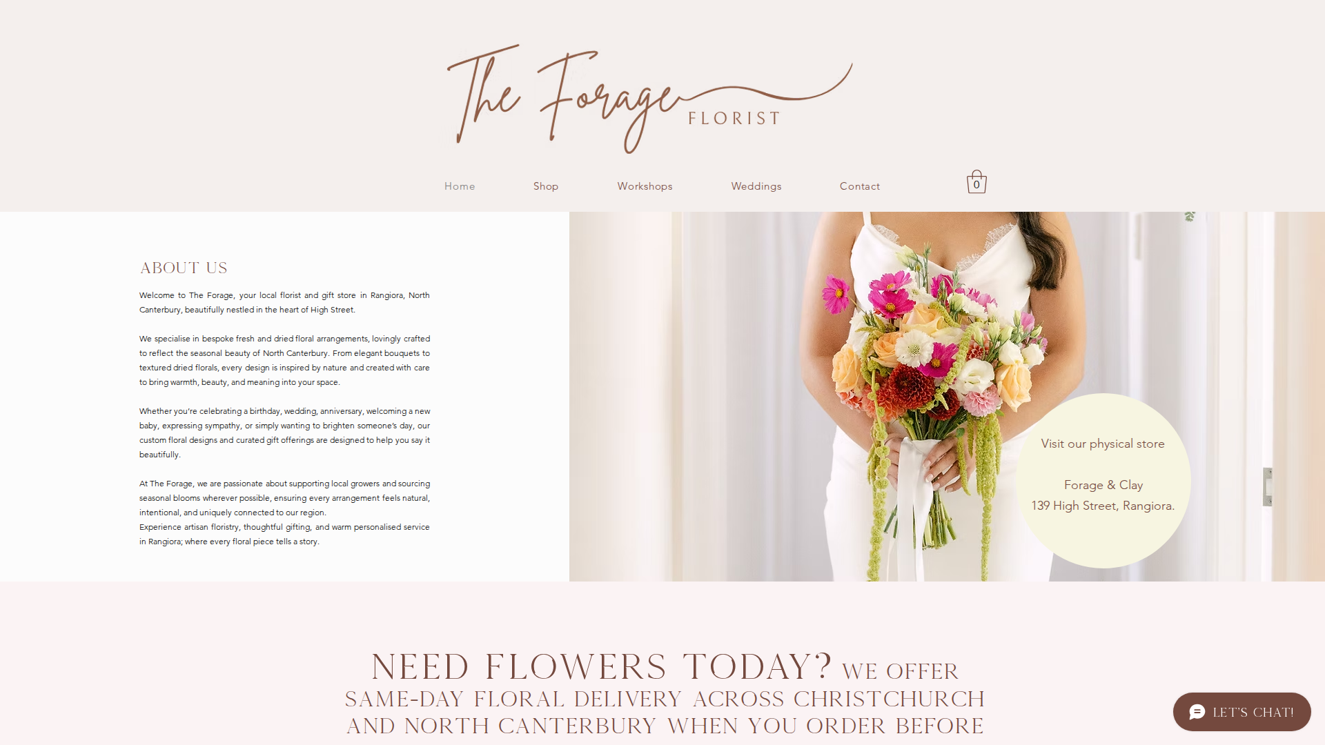 Website snapshot for The Forage
