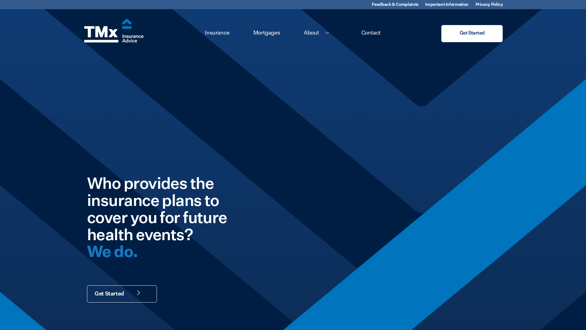 Website snapshot for TMx Limited