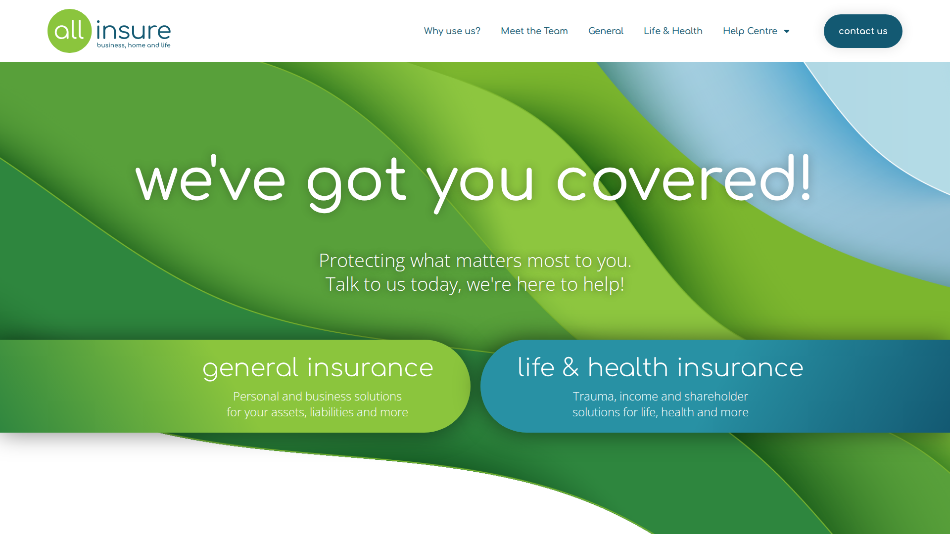 Website snapshot for All Insure Limited