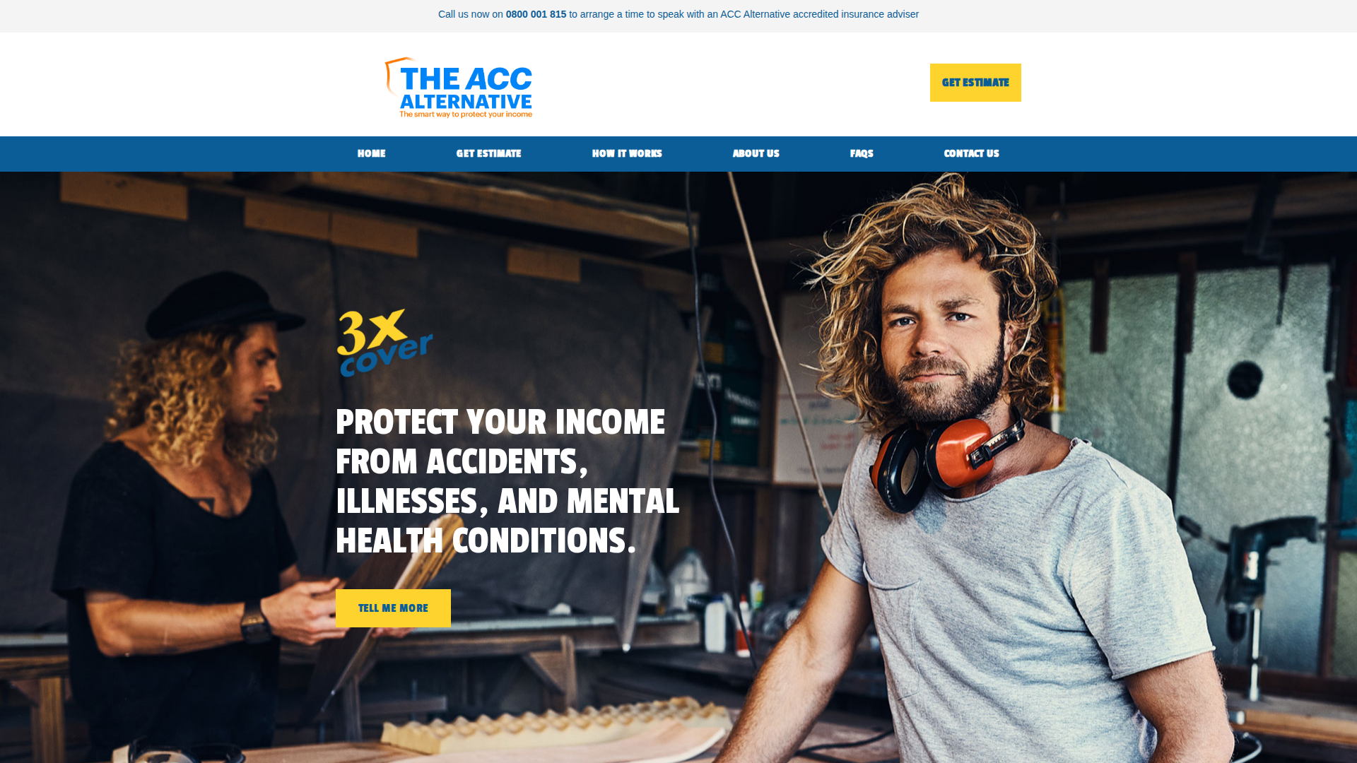 Website snapshot for The ACC Alternative