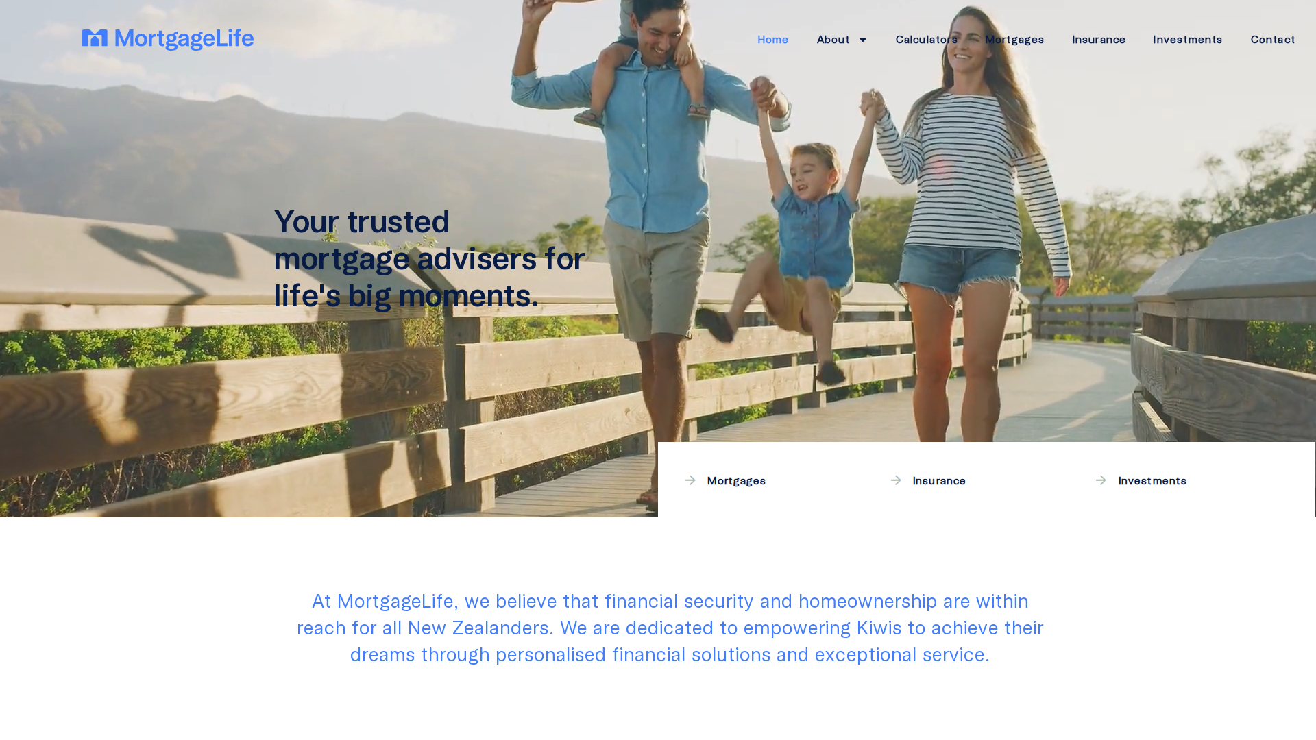 Website snapshot for Scott Carragher Mortgage Adviser Mortgagelife Christchurch