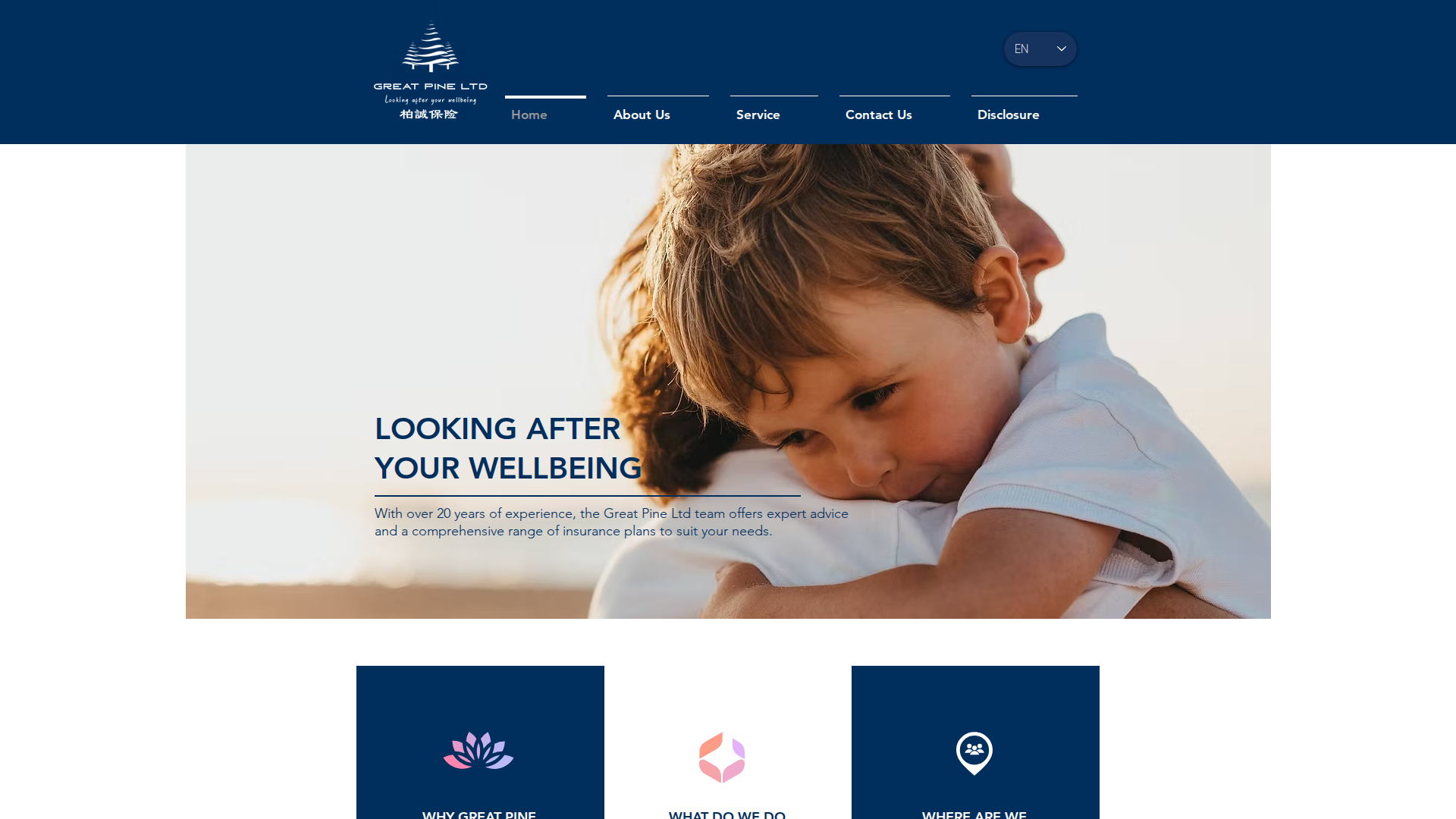 Website snapshot for Great Pine Limited