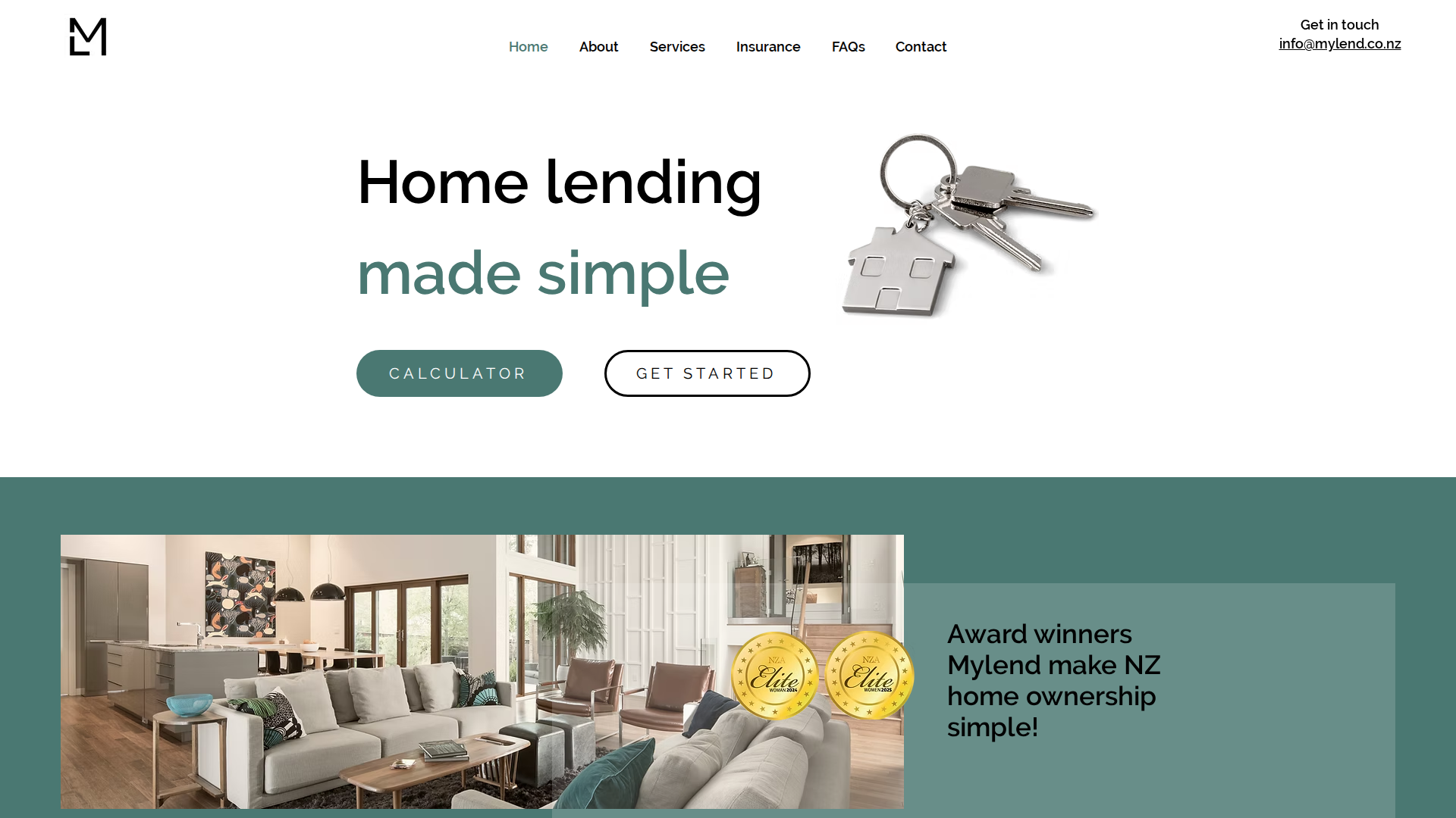 Website snapshot for MYLend