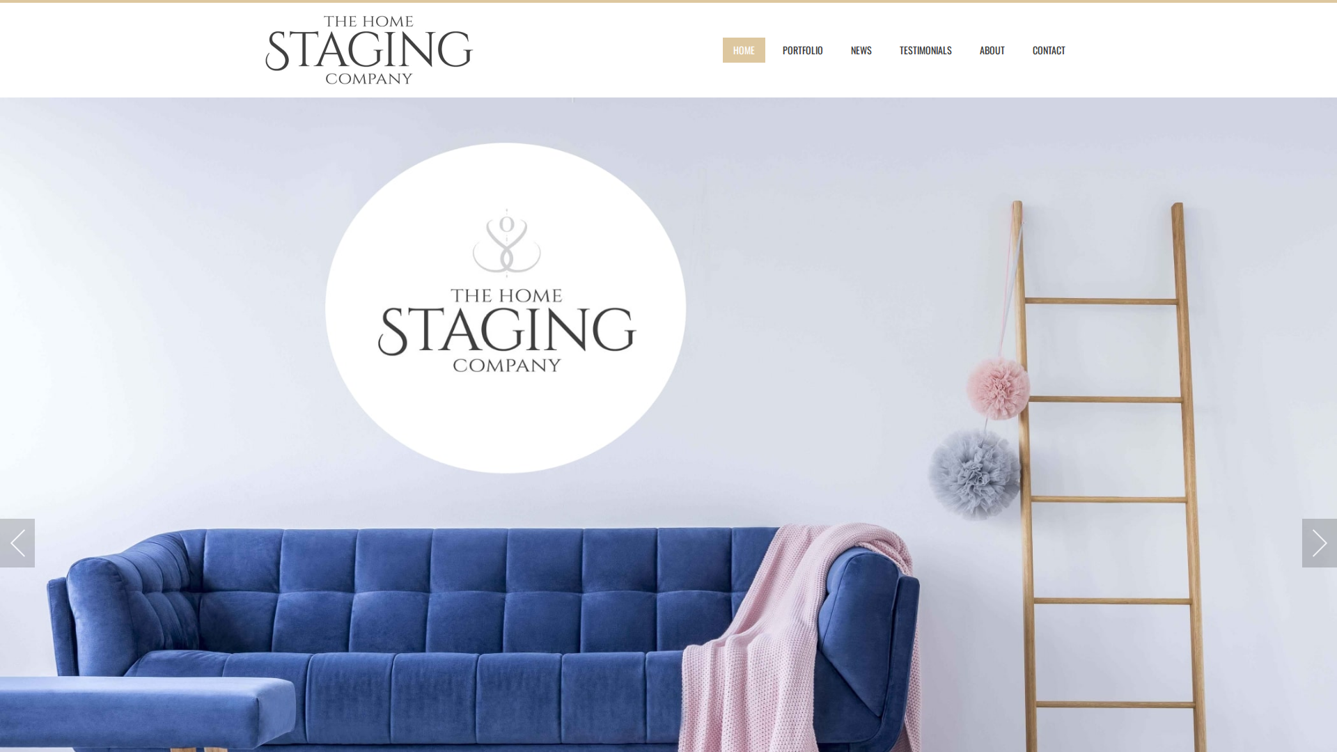 Website snapshot for The Home Staging Company