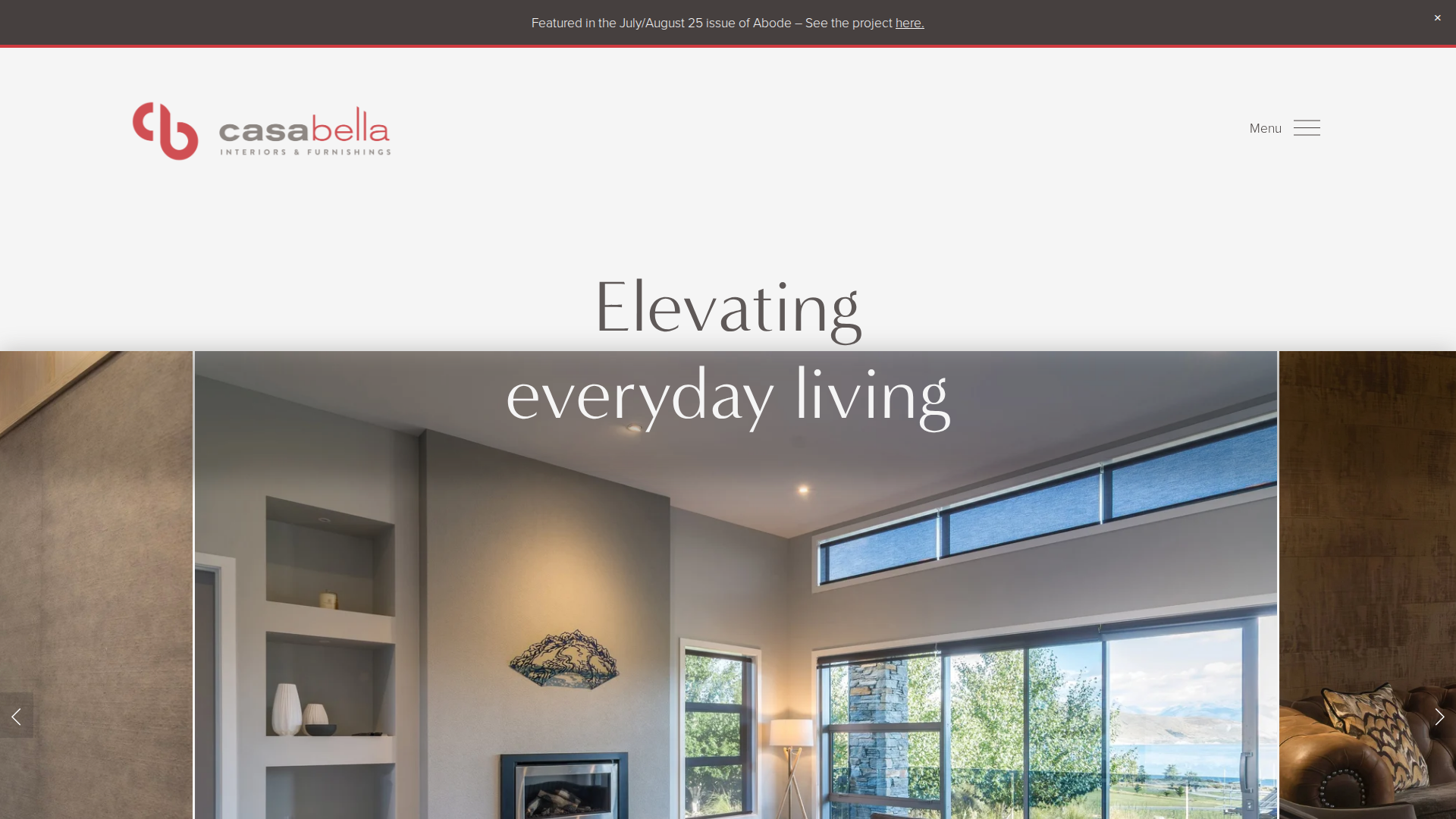 Website snapshot for Casabella
