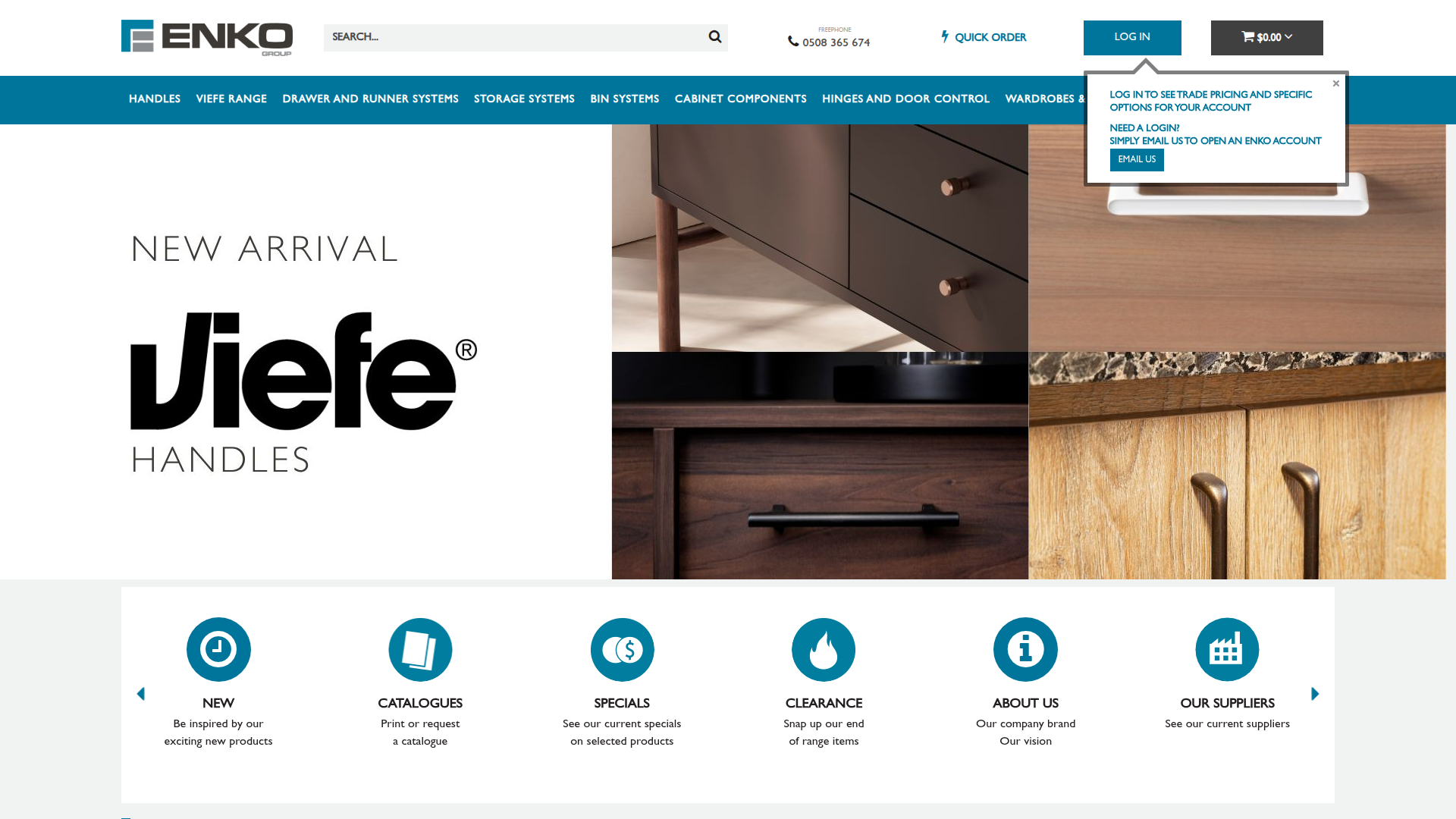 Website snapshot for Joy Skjellerup Interiors