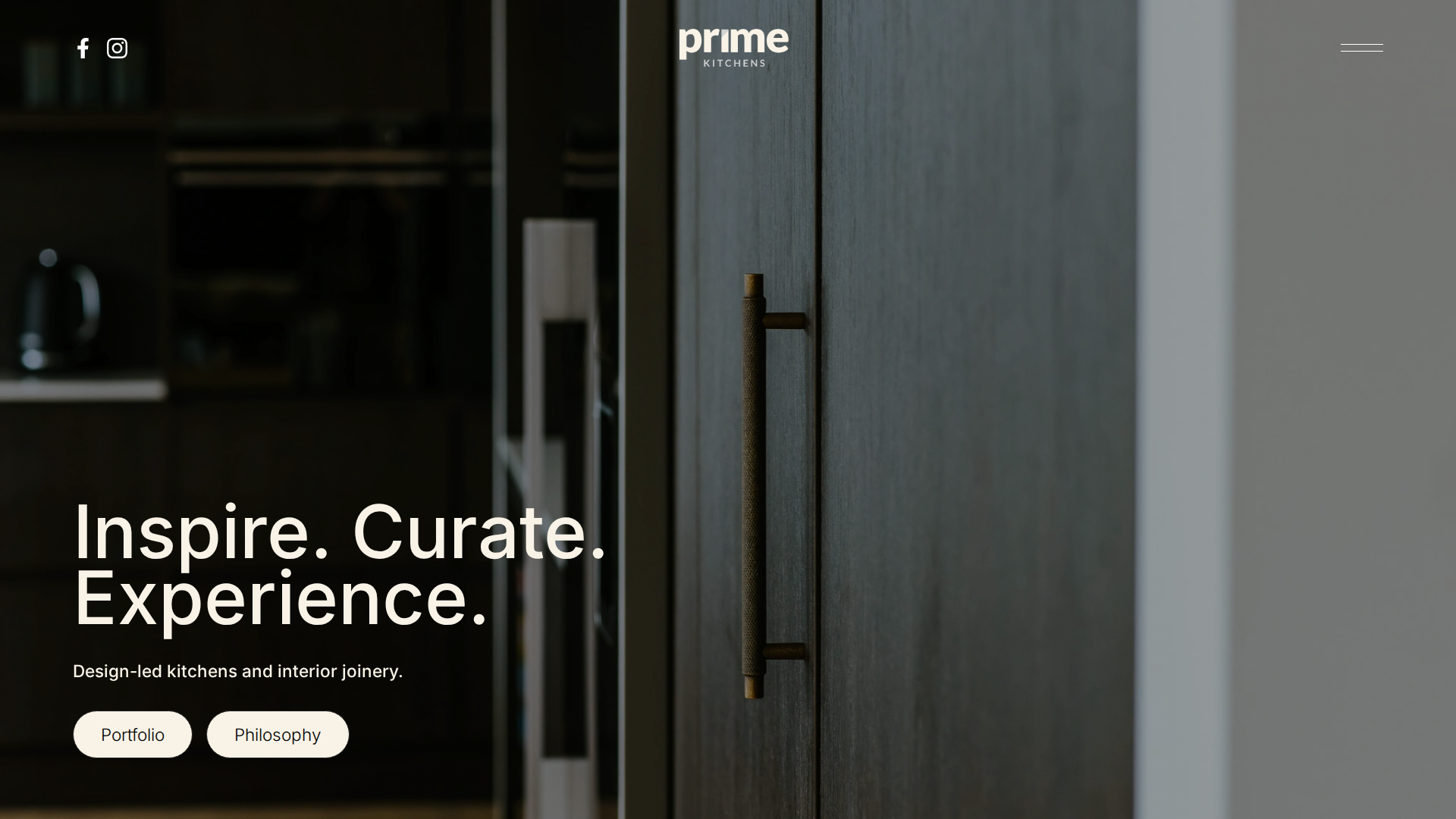Website snapshot for Prime Kitchens