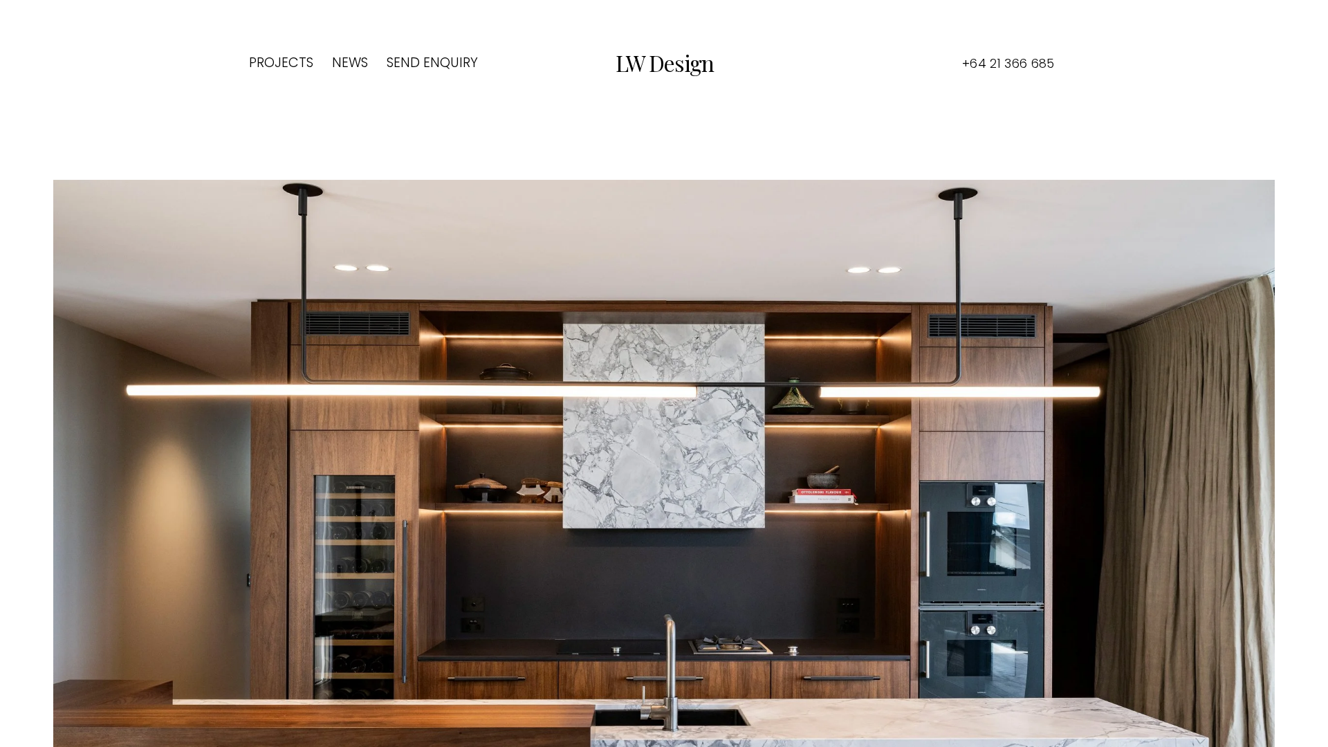Website snapshot for LW Design