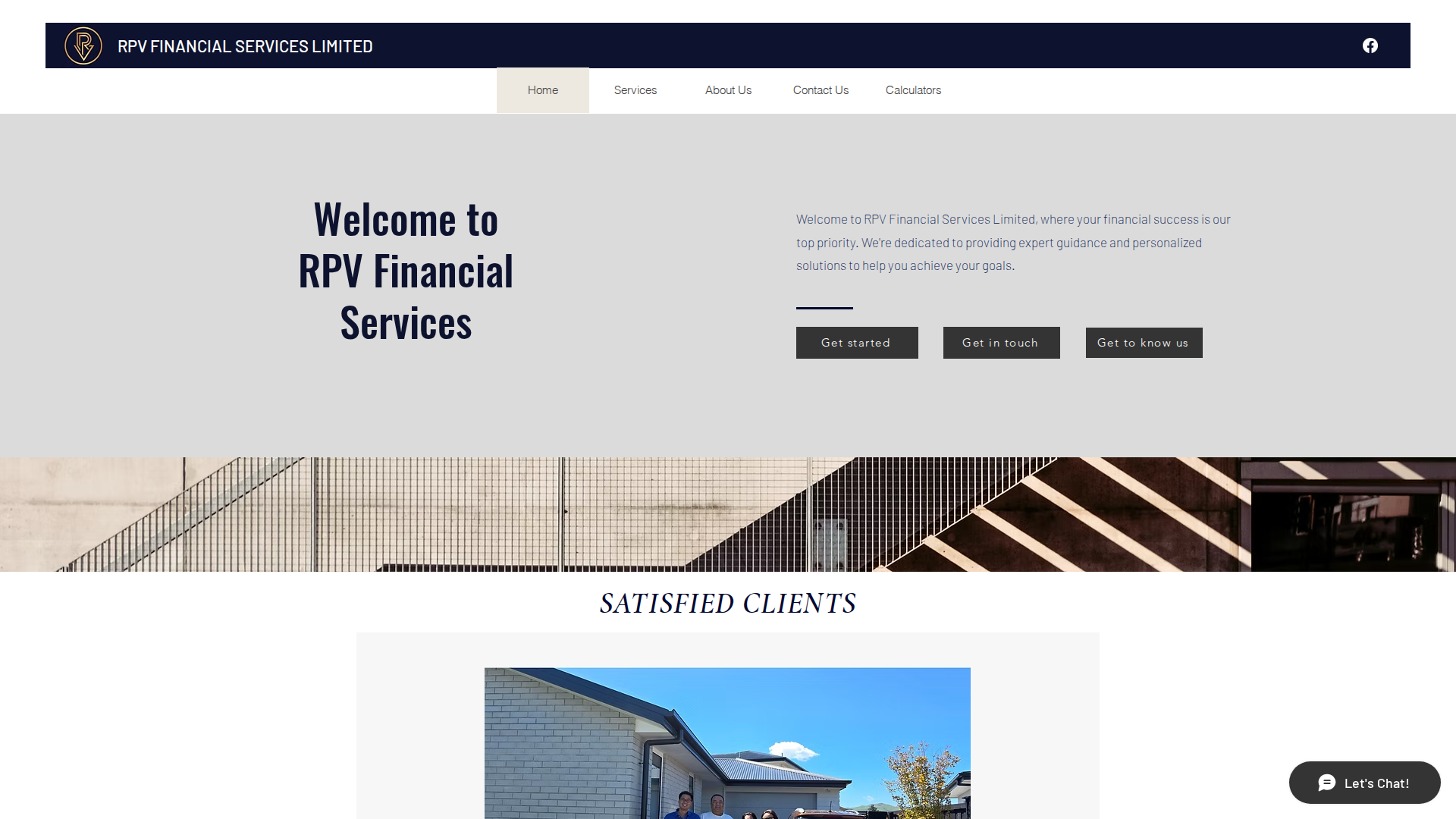 Website snapshot for RPV Financial Services