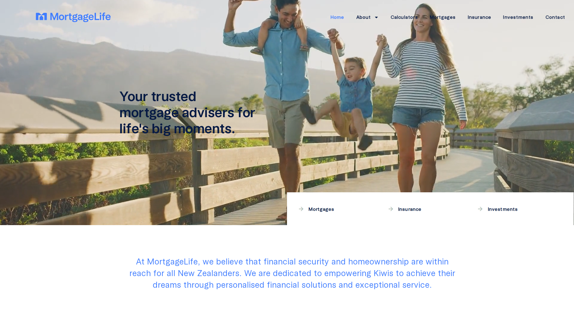 Website snapshot for Paul Garner - Mortgagelife Christchurch