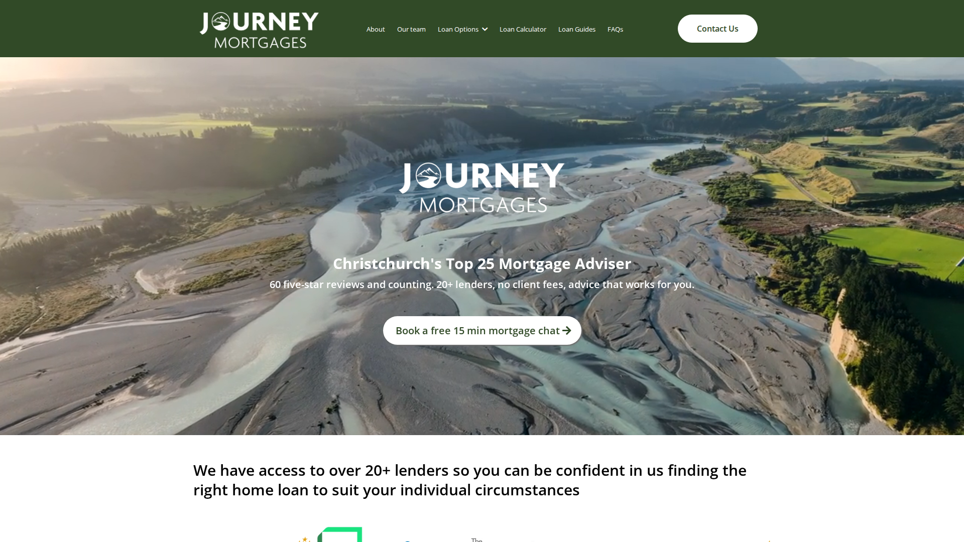 Website snapshot for Alex Toohey - Journey Mortgages