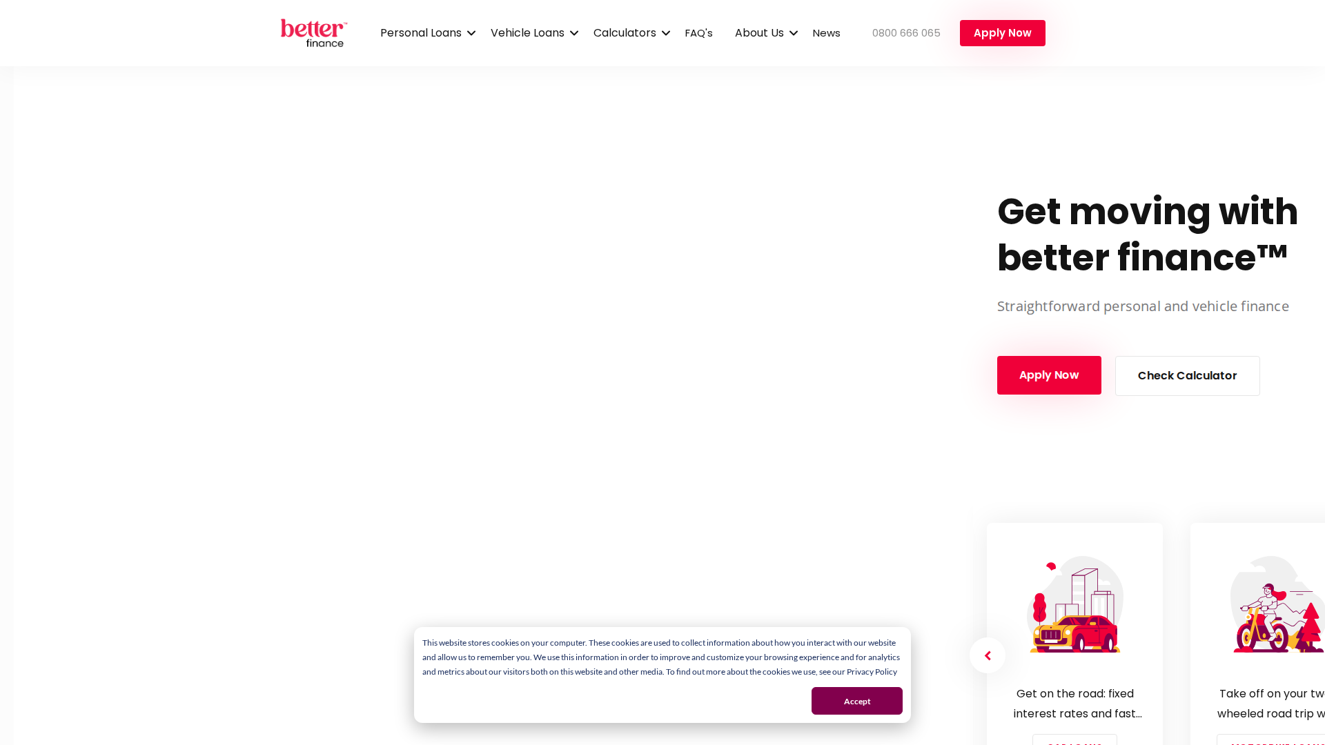 Website snapshot for Better Finance