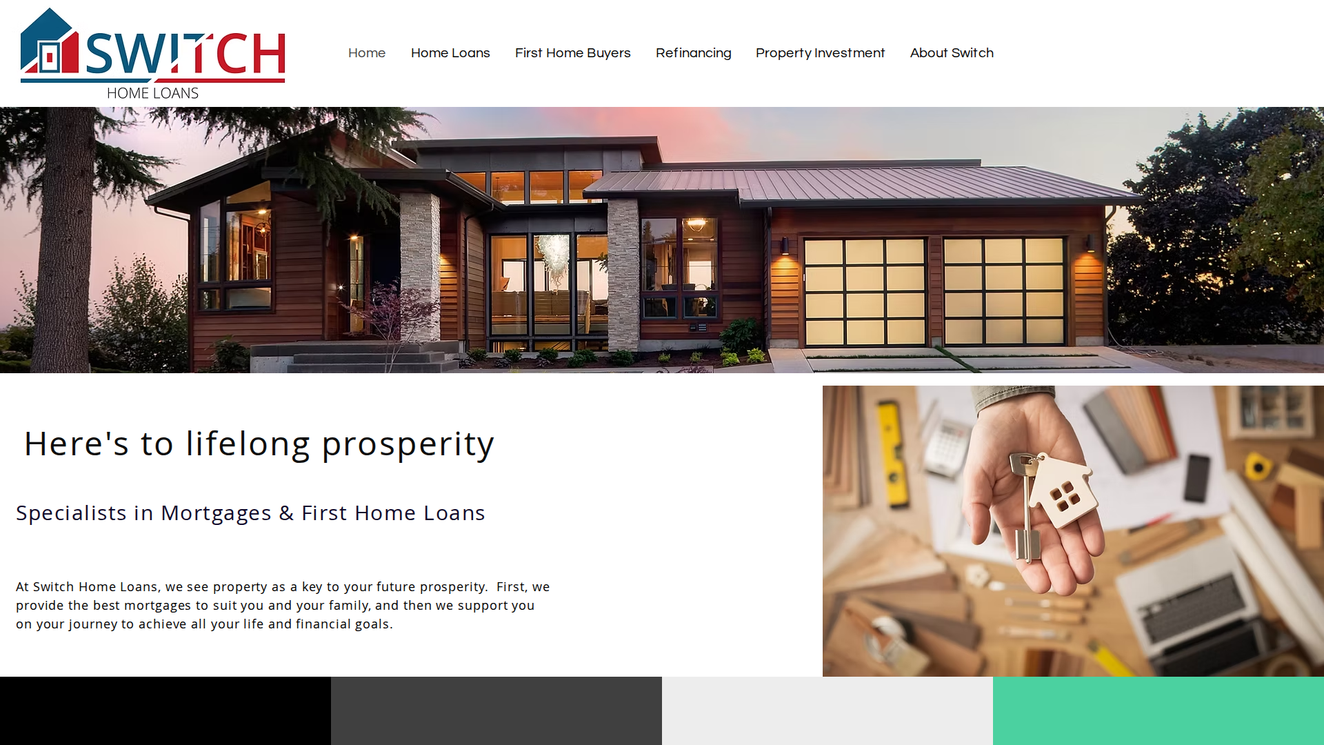 Website snapshot for Switch Home Loans