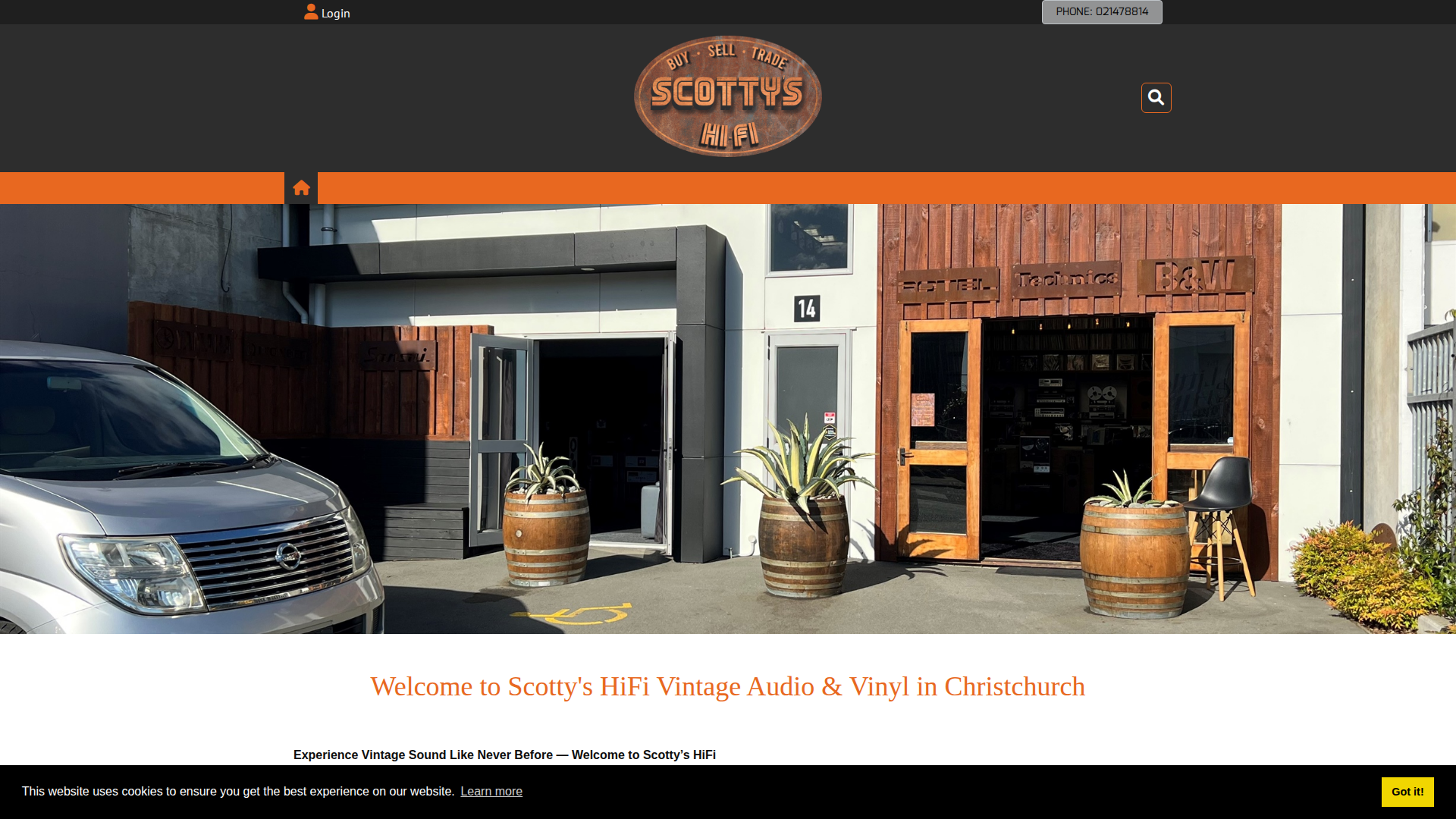 Website snapshot for Talking Heads