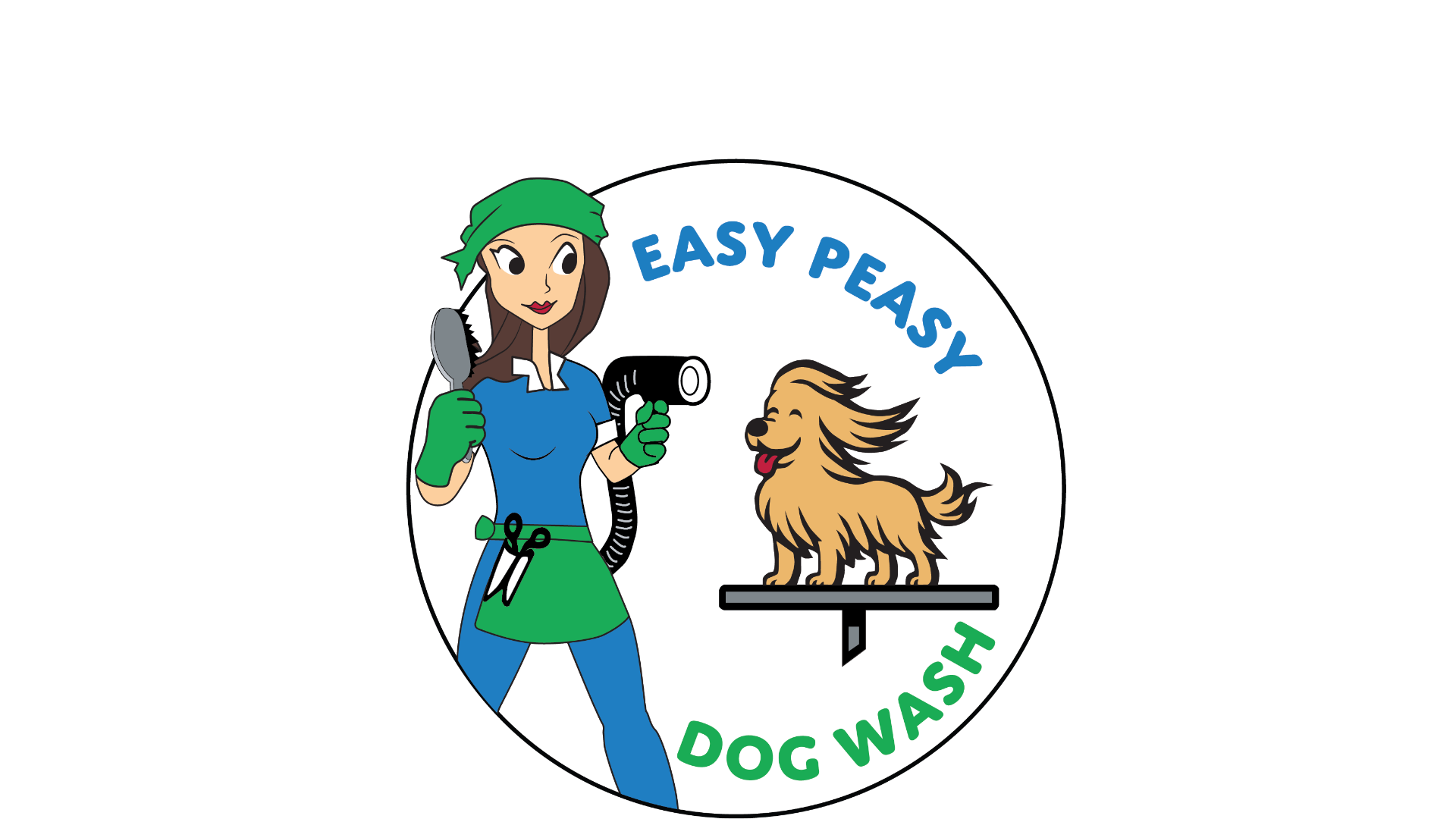 Website snapshot for Easy Peasy Dog Wash & Grooming