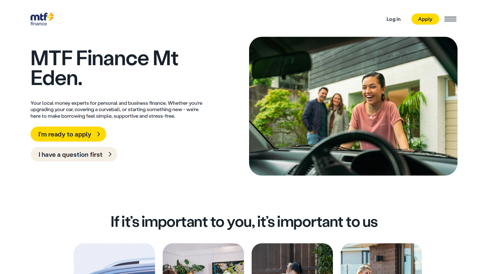 Website snapshot for MTF Mt Eden