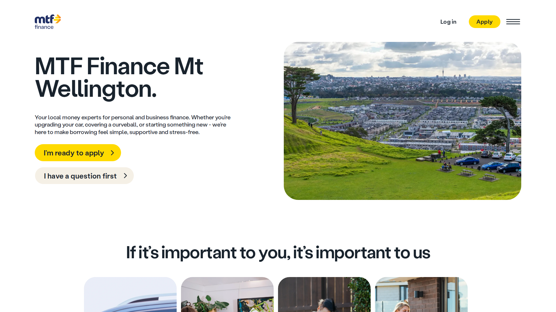 Website snapshot for MTF Mt Wellington