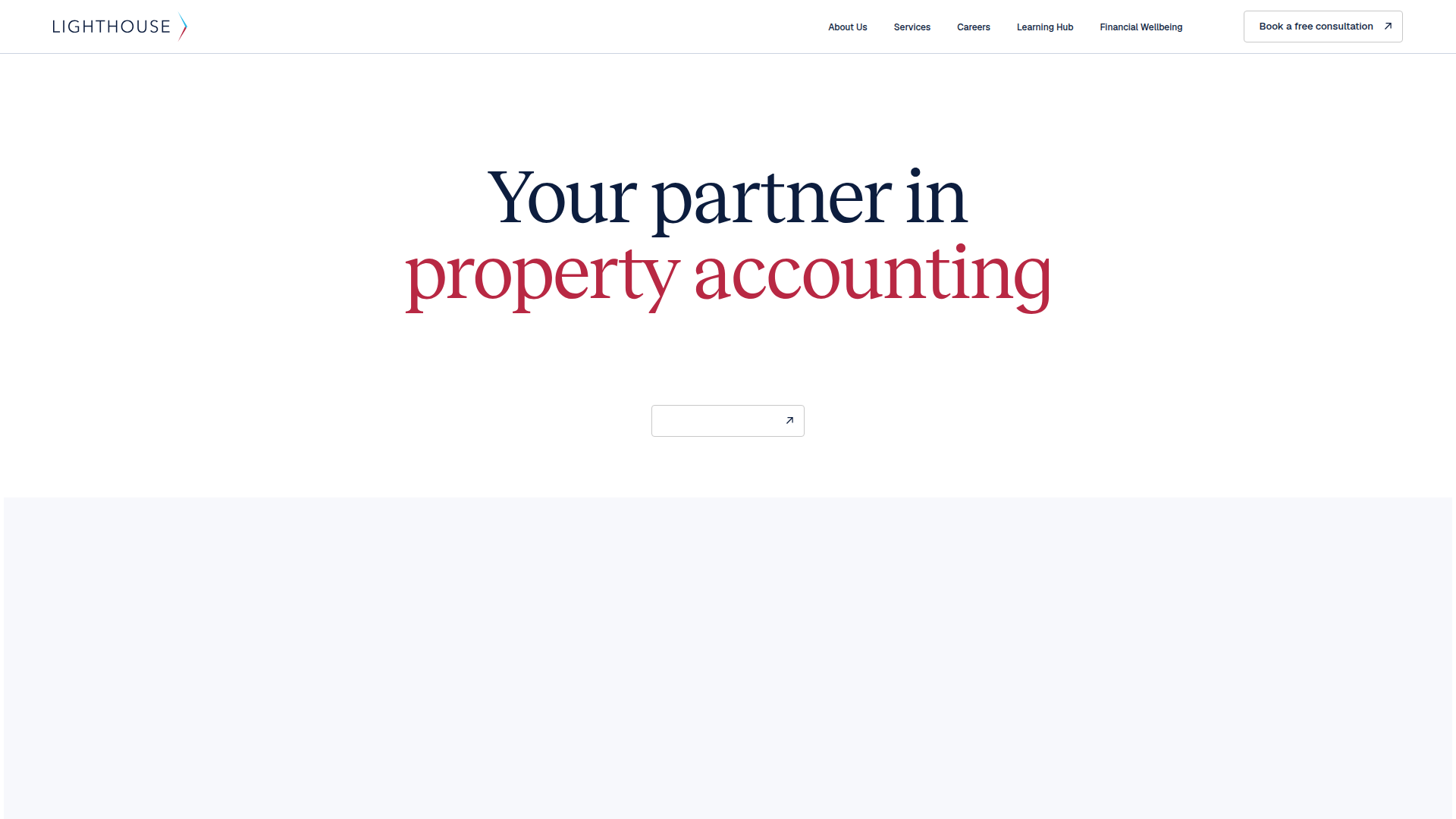 Website snapshot for Lighthouse Financial Services